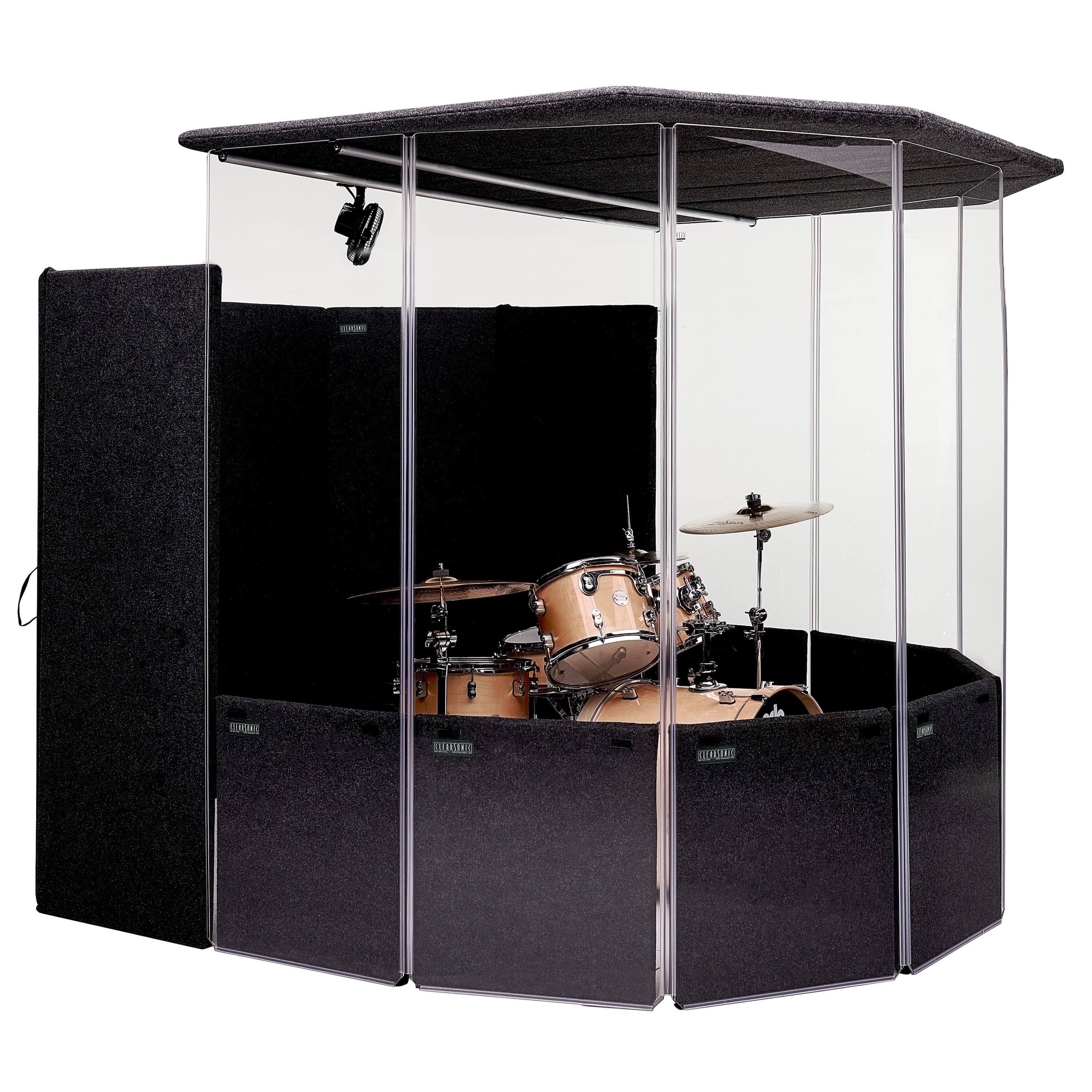 ClearSonic IPA78 - IsoPac A78 Drum Isolation Booth Package, closed