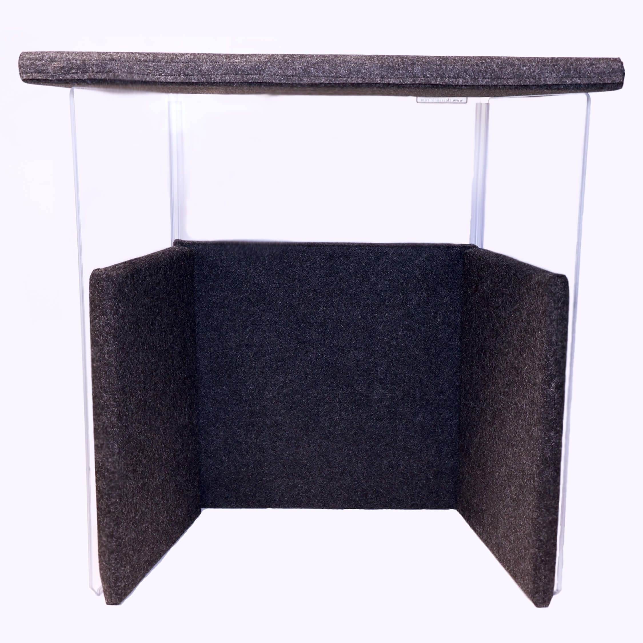ClearSonic IPT - IsoPac T Table-top Vocal Isolation Booth Package, rear