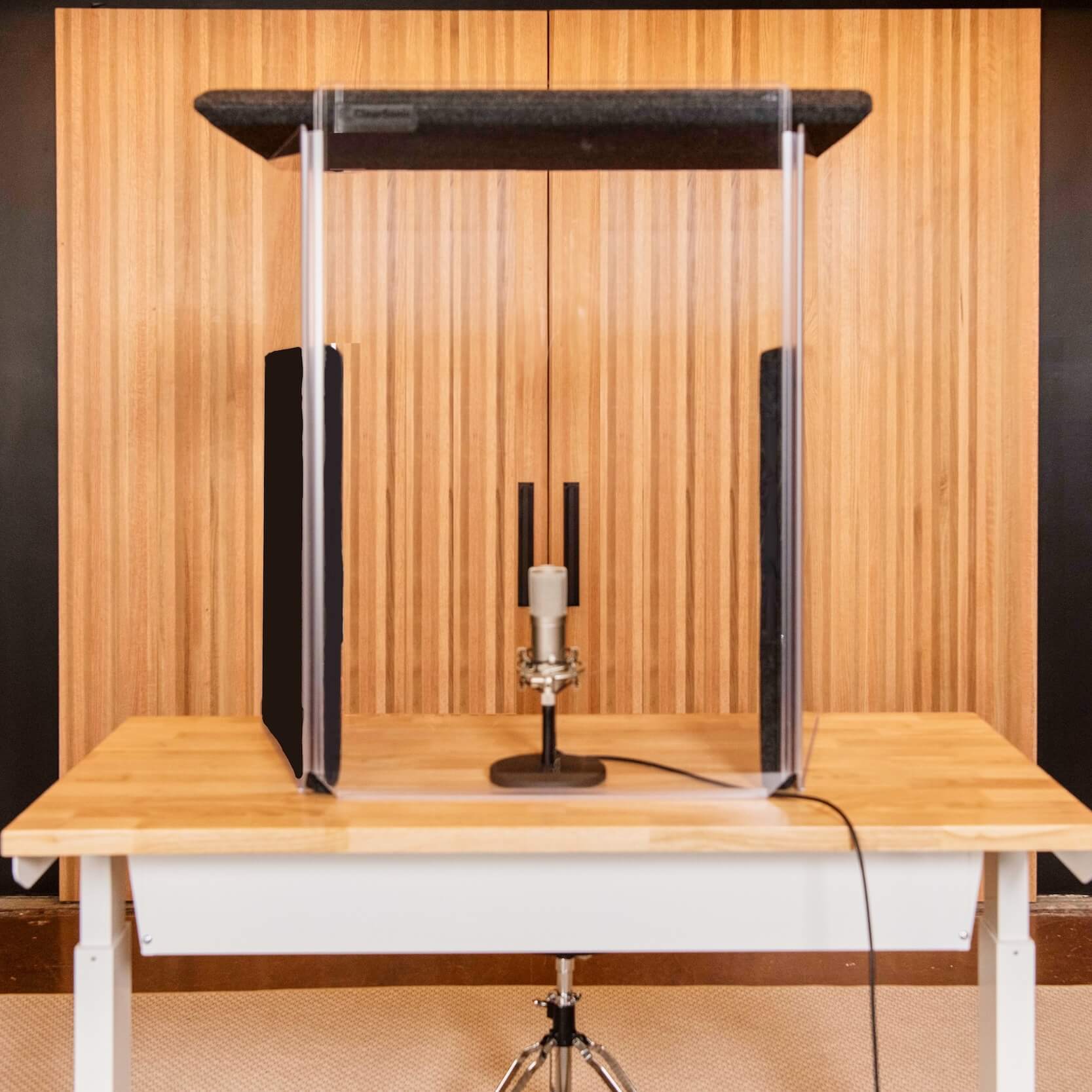 ClearSonic IPT - IsoPac T Table-top Vocal Isolation Booth Package, without front