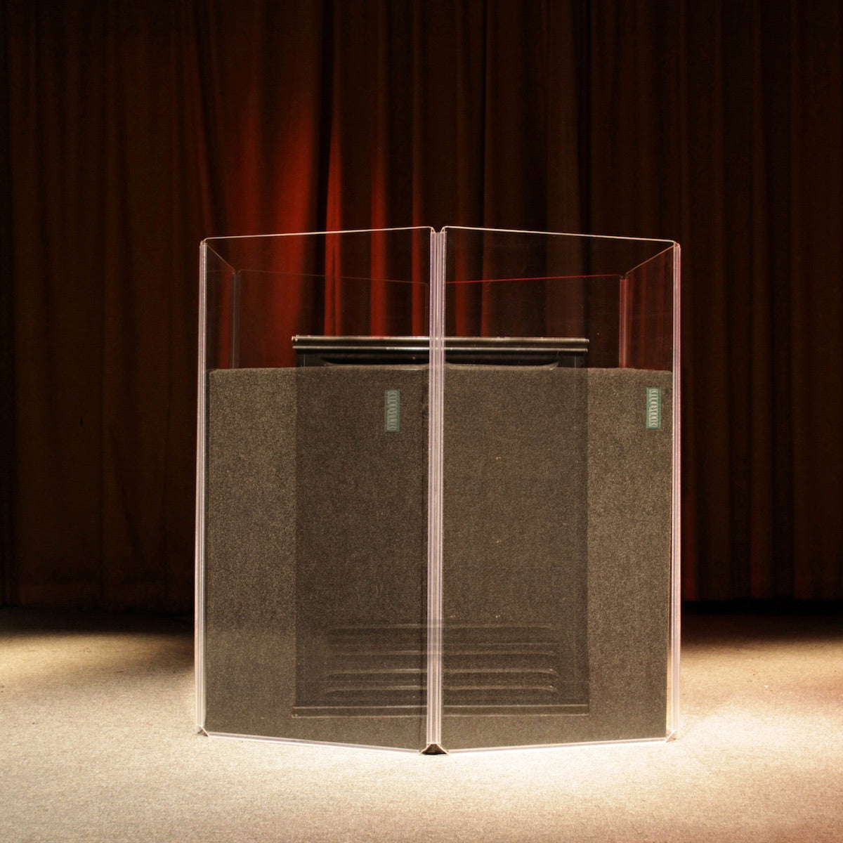 ClearSonic LP1 - LesliePac 1 Leslie Speaker Isolation Enclosure, see-thru view