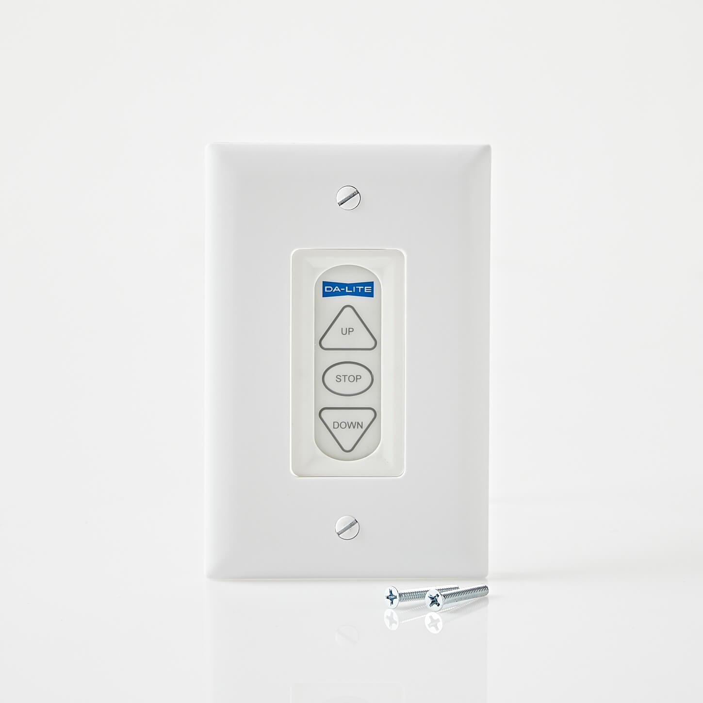Da-Lite DL16622 - Smart Low Voltage Wall Switch with wall plate and screws