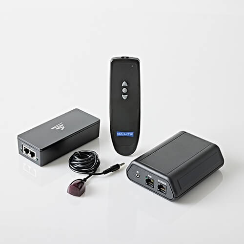 Da-Lite DL16525 Screen Controller with IR Remote and PoE Injector