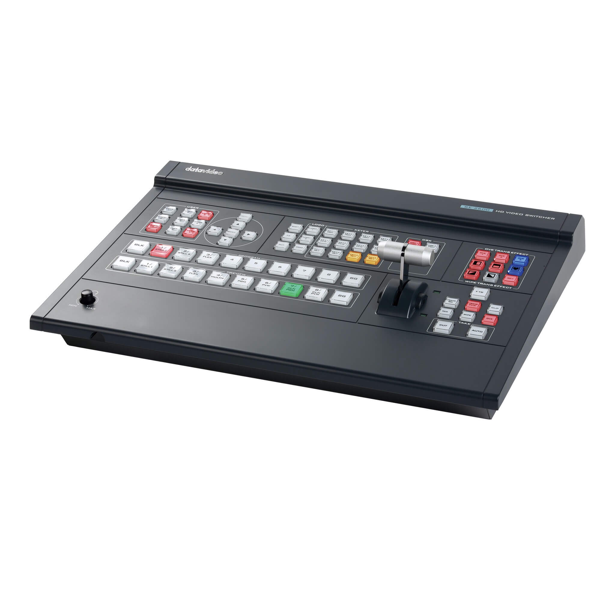 DataVideo SE-2600 - HD 8-Channel Digital Video Switcher, angle