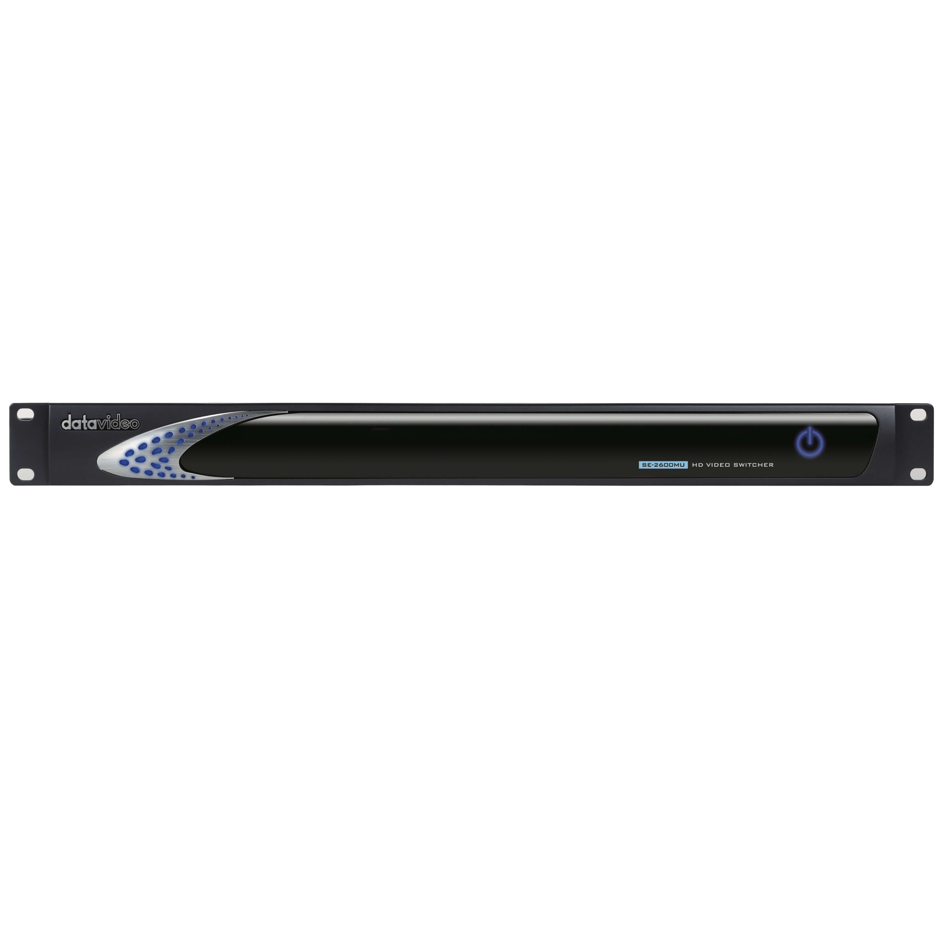 DataVideo SE-2600MU - 1U Rackmount HD 8-Channel Digital Video Switcher, front