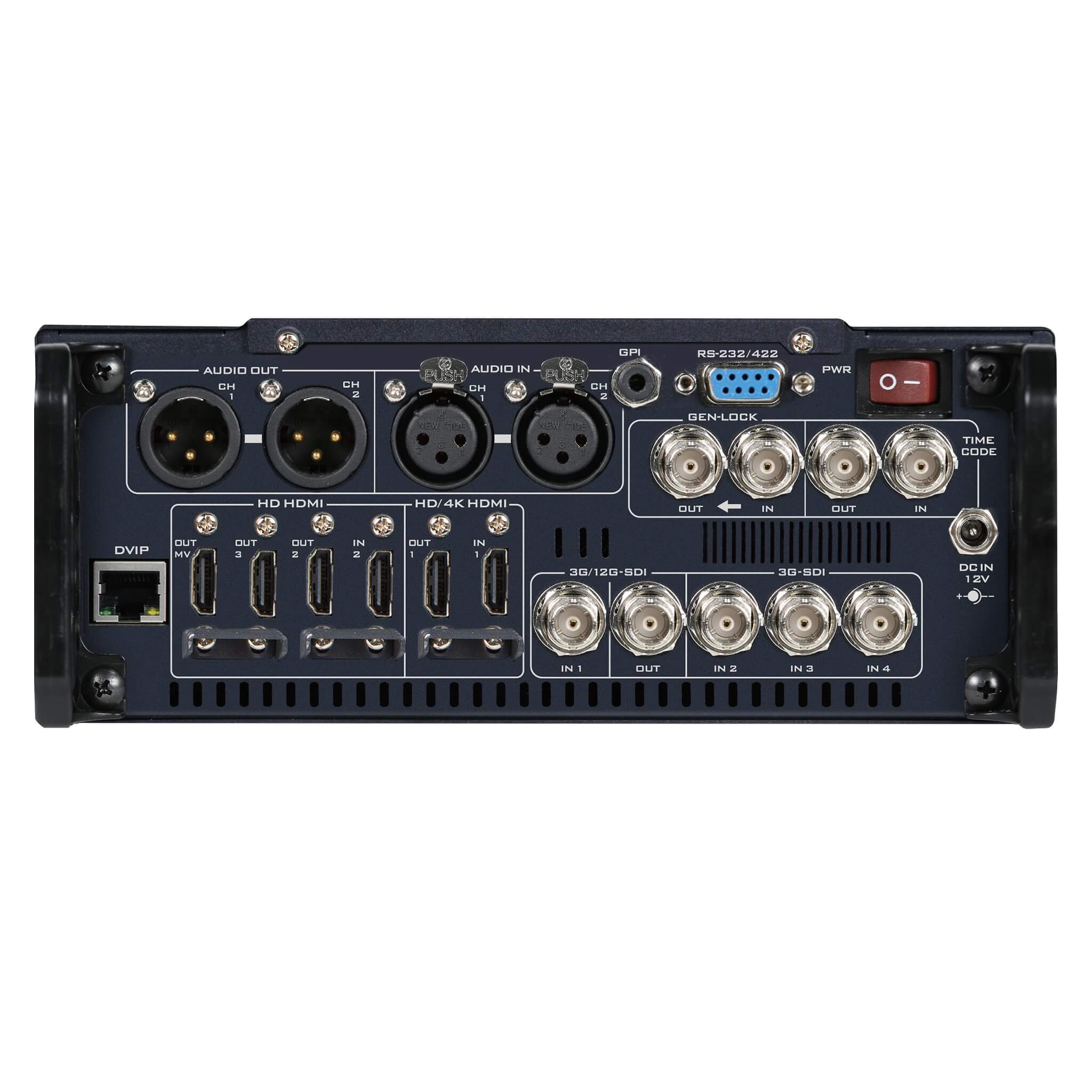 DataVideo HDR-80 - ProRes 4K Video Recorder, rear