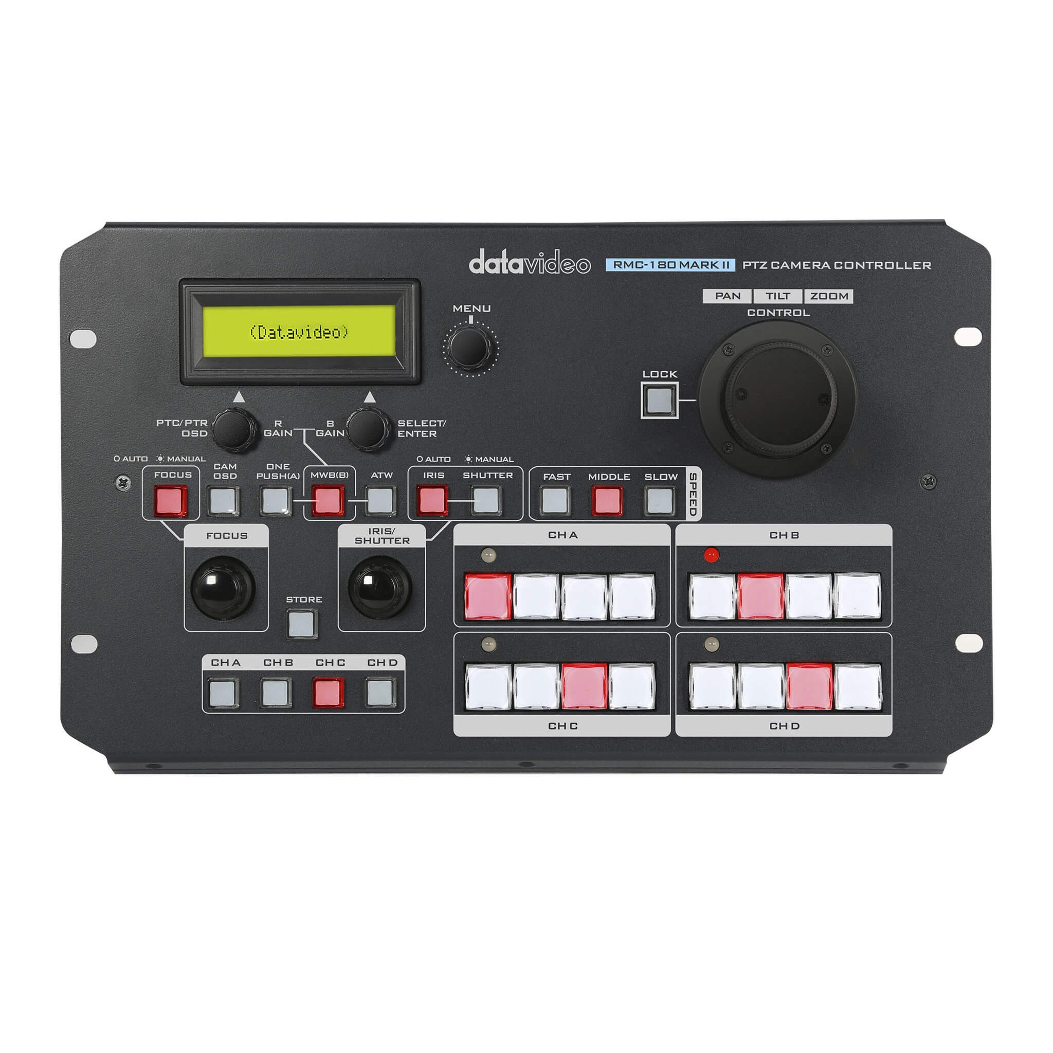 DataVideo RMC-180 Mark II - PTZ Camera Controller, top