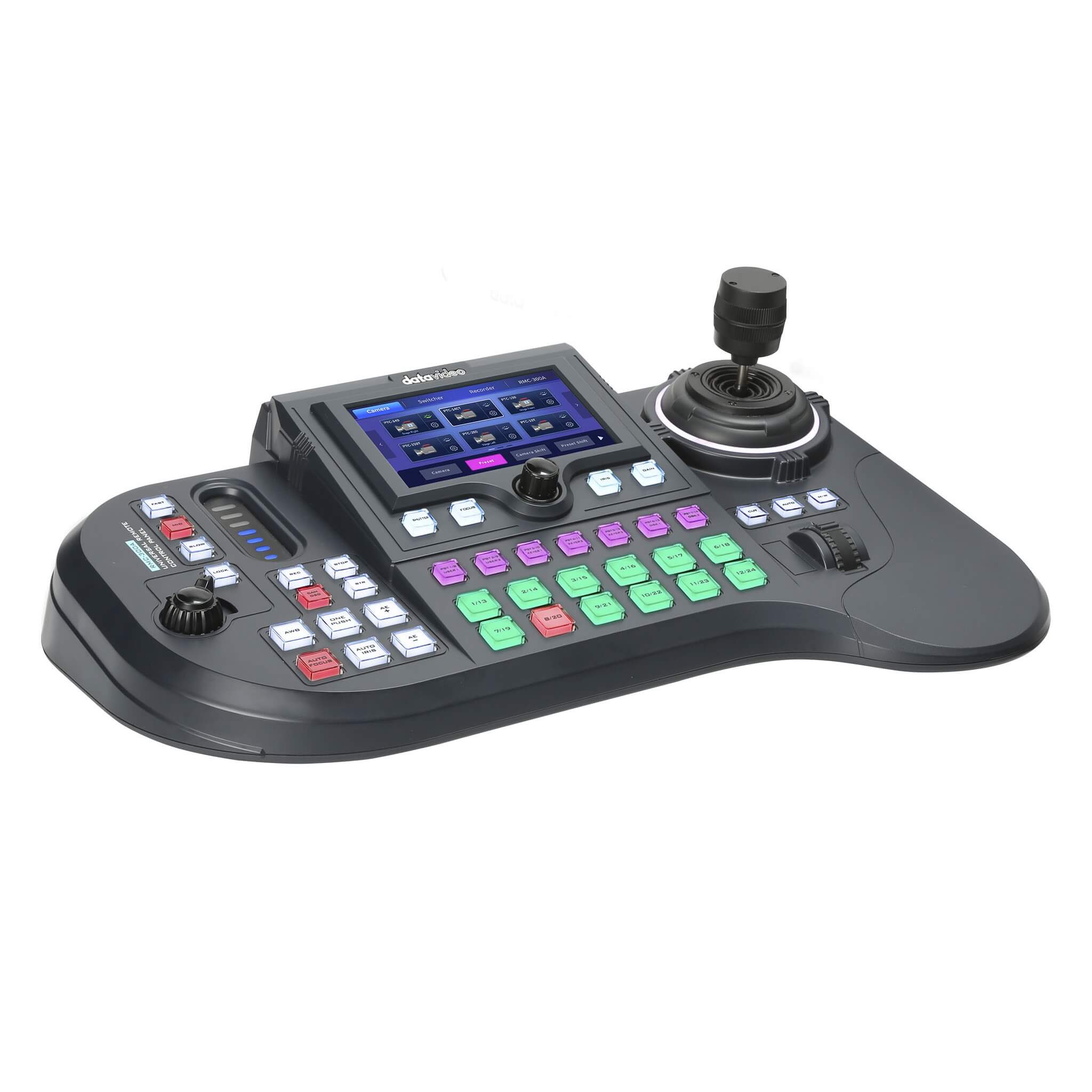 DataVideo RMC-300A - Universal IP and Serial PTZ Camera Controller, angle