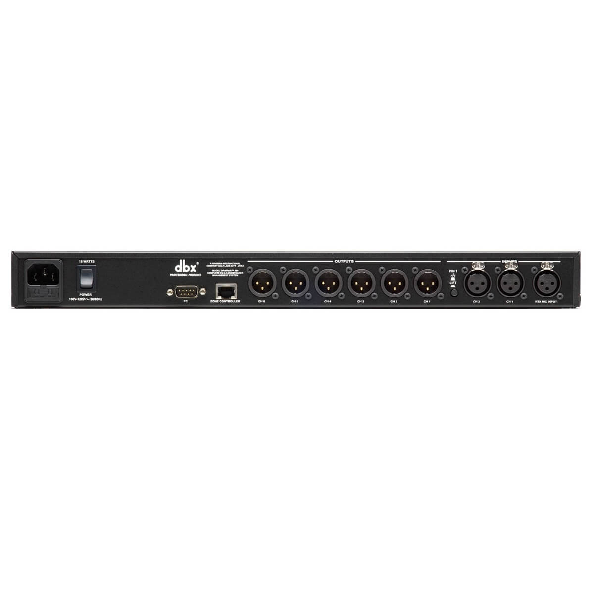 dbx Driverack 260 - Complete Loudspeaker Management System, rear