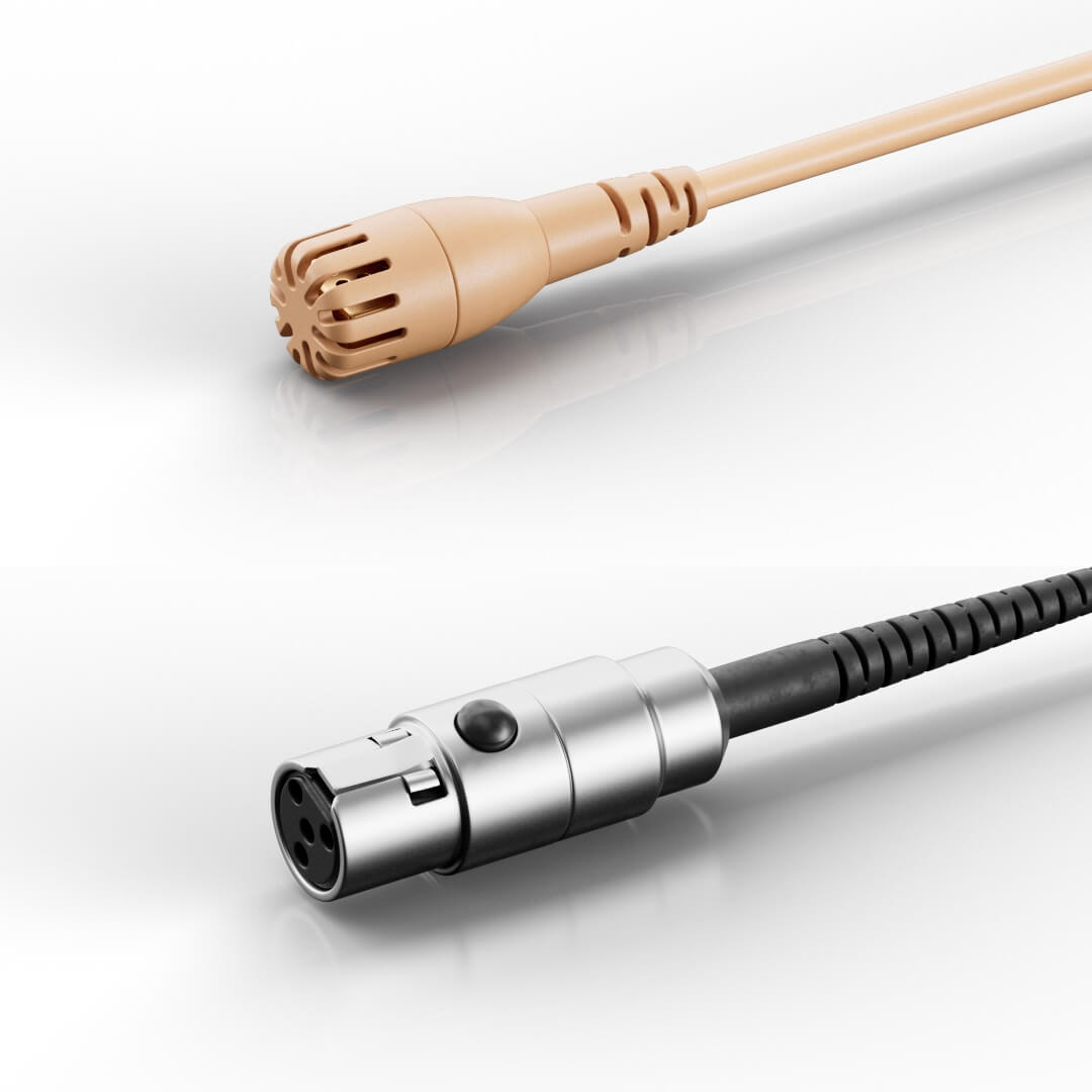 DPA 2061 Omnidirectional Miniature Lavalier Microphone, beige ta4f