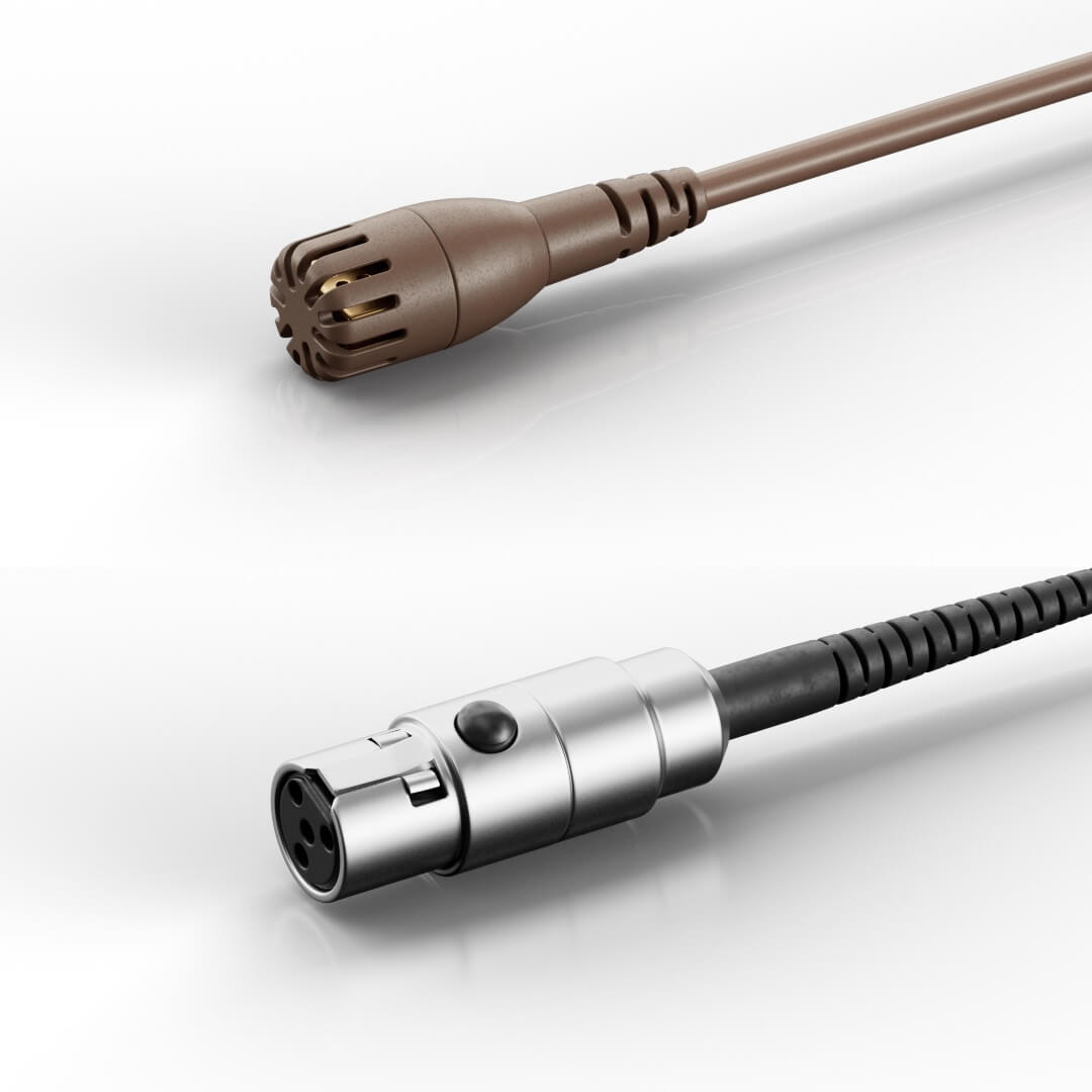 DPA 2061 Omnidirectional Miniature Lavalier Microphone, brown ta4f