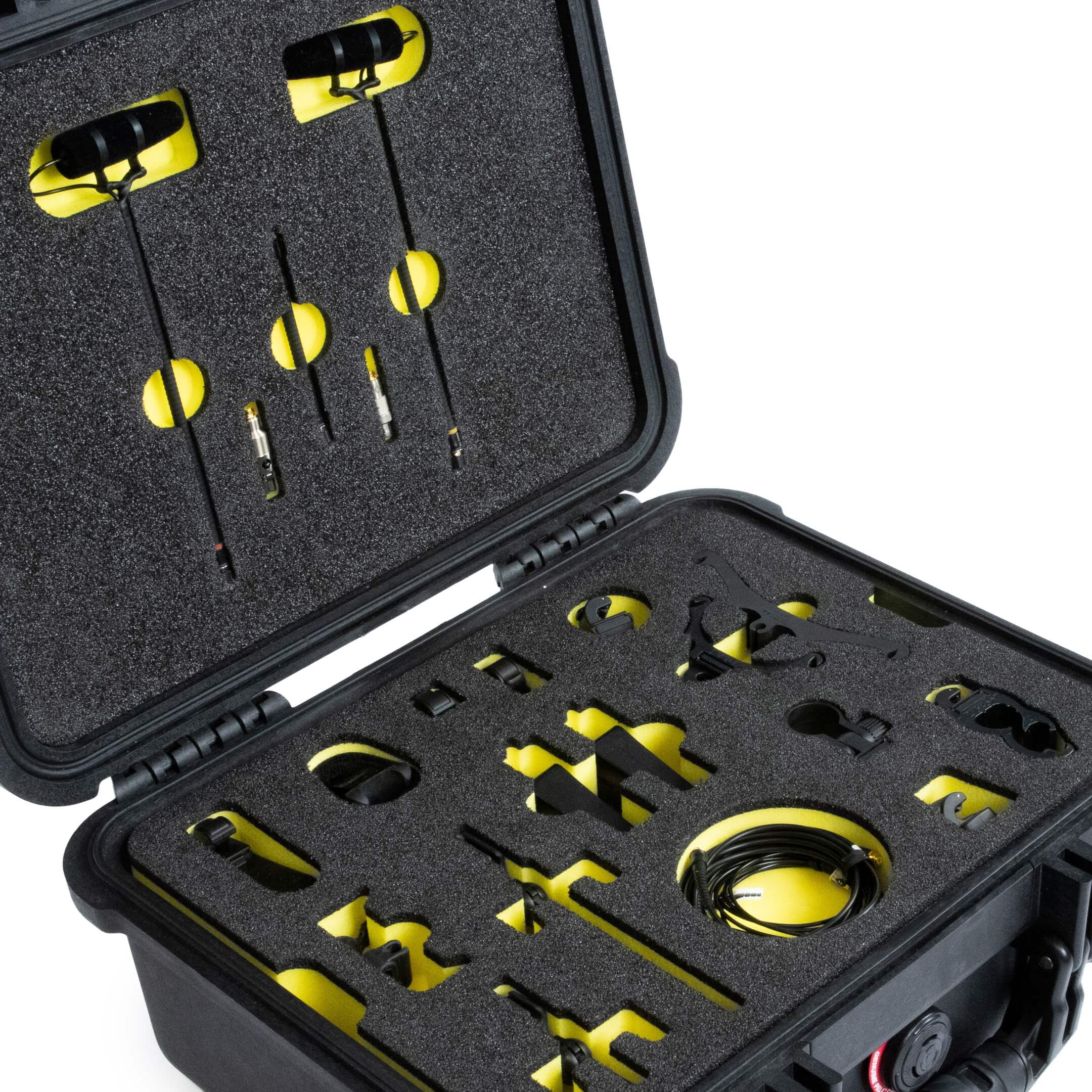 DPA DIN4099 Instrument Microphone Kit - close-up