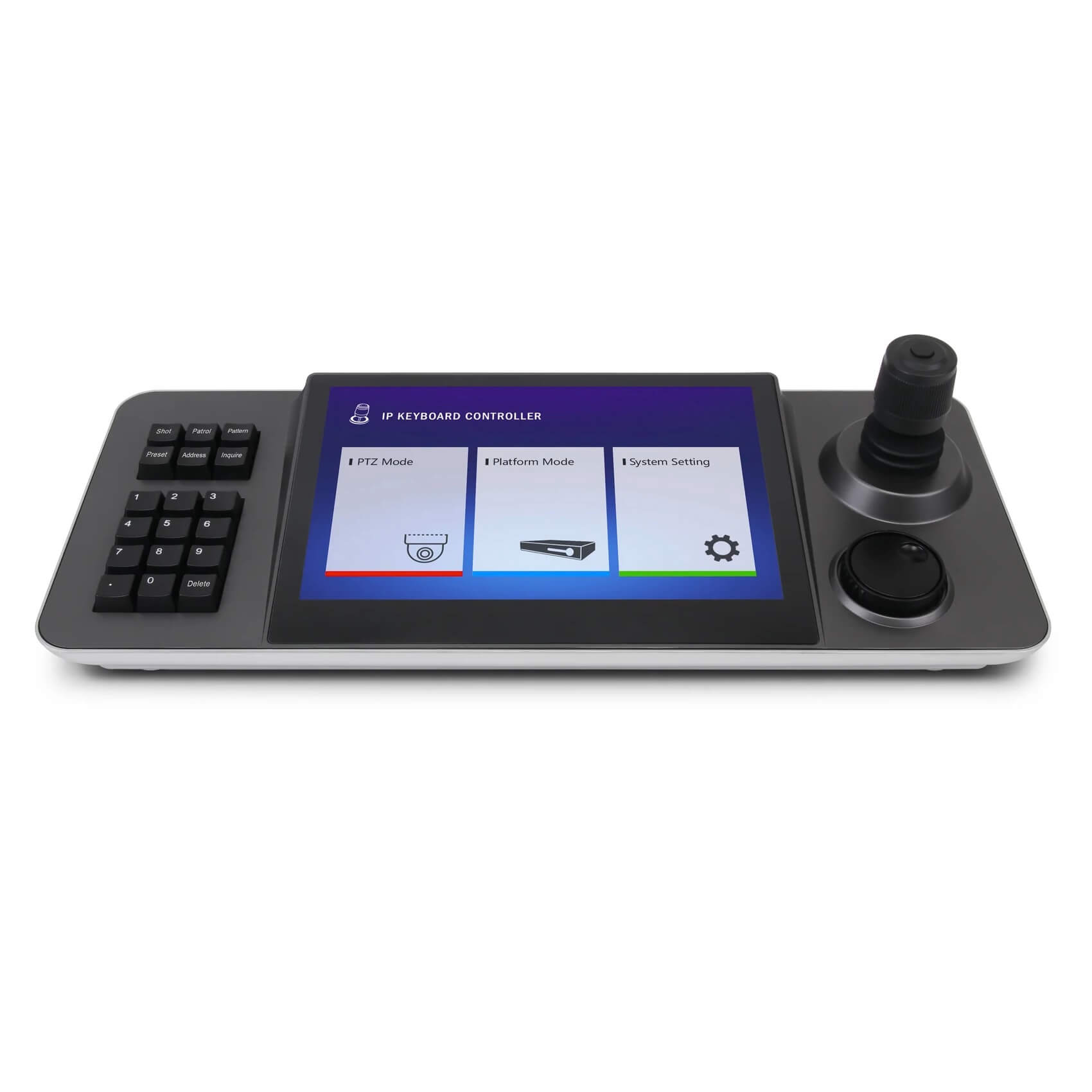 DVDO Camera-Ctl-1 - IP PTZ Camera Controller with Touch Screen & Joystick, front