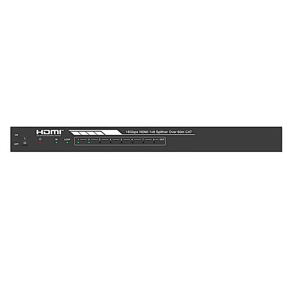 DVDO Splitter-18-CAT - 4K 1x8 HDMI Splitter, front