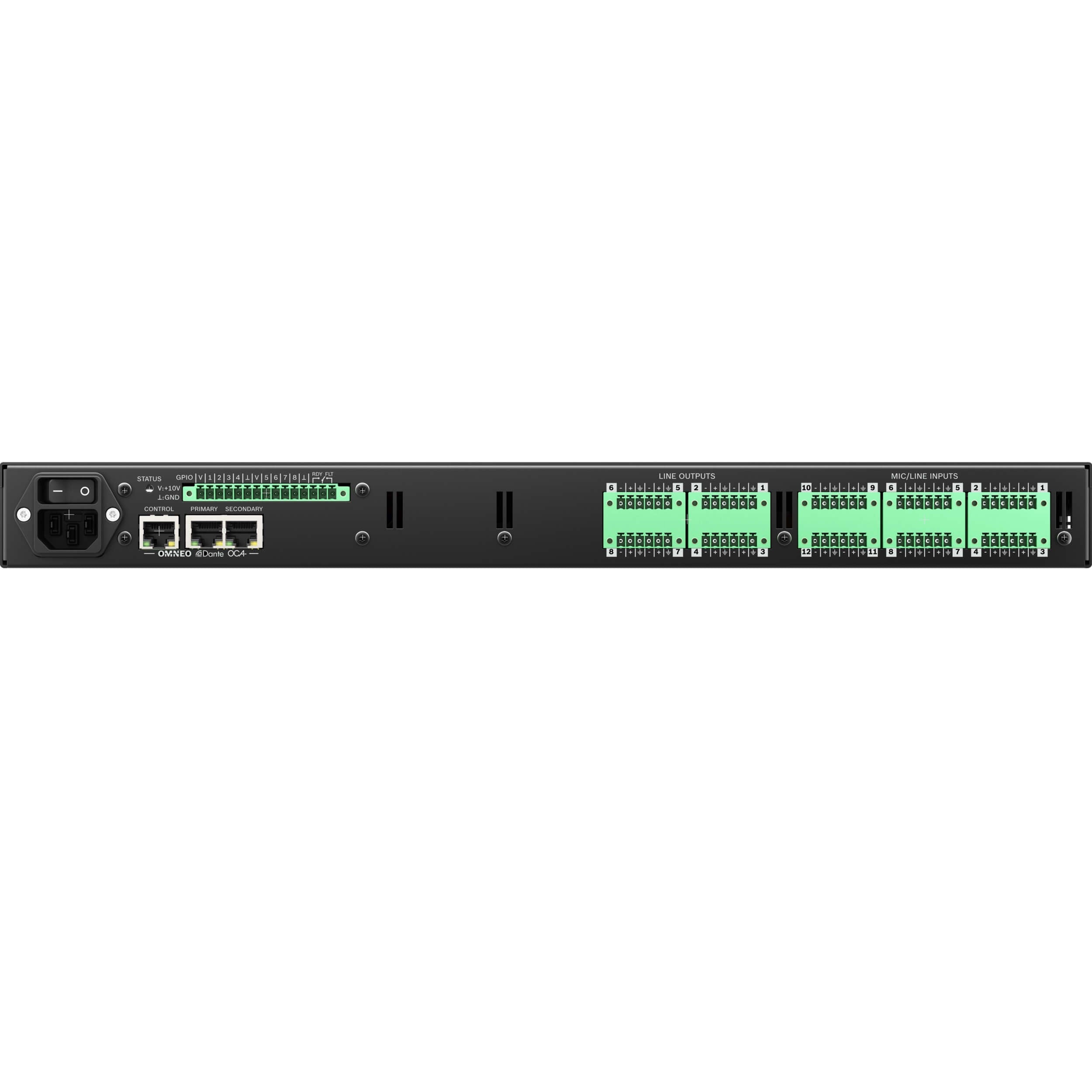 Dynacord MXE5-64 - DSP Matrix Mix Engine Audio System Controller, rear
