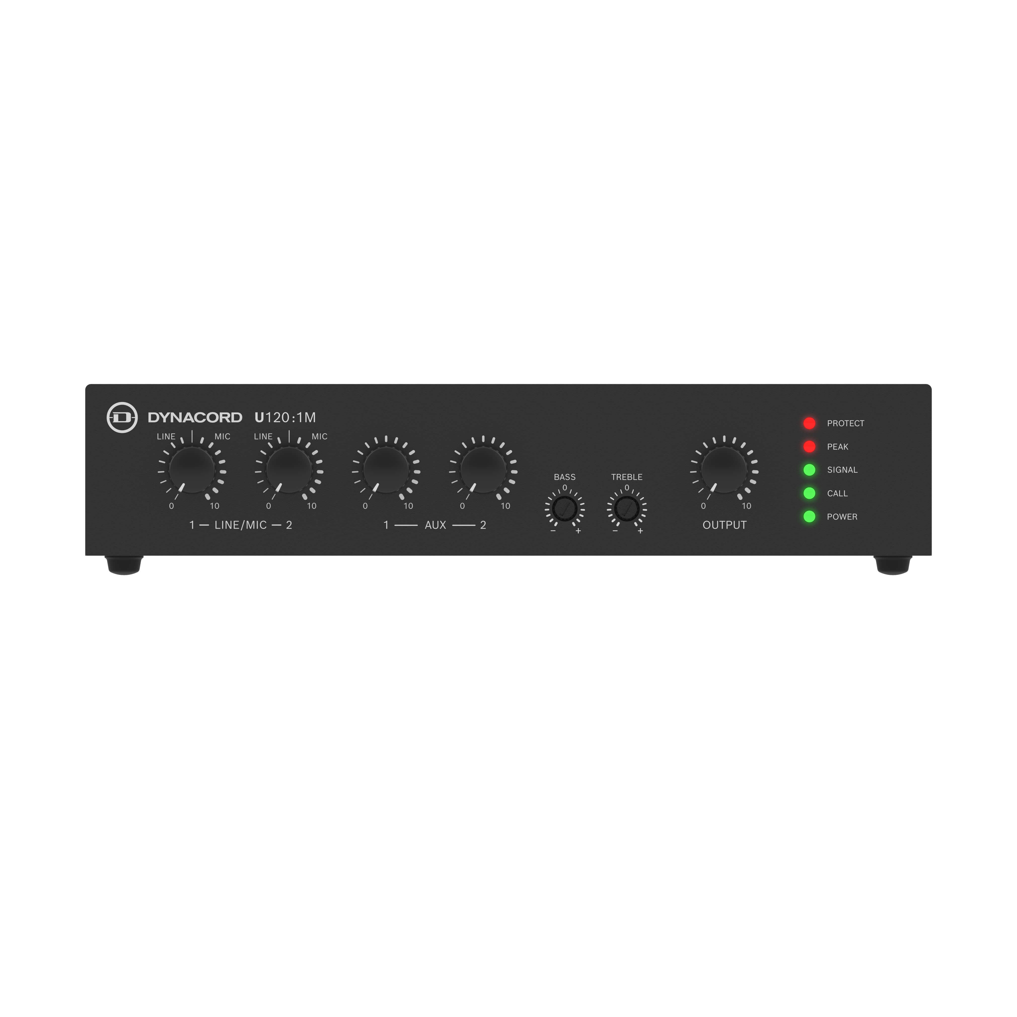 Dynacord U120:1M - 120W 1-Channel Mixer Amplifier, front