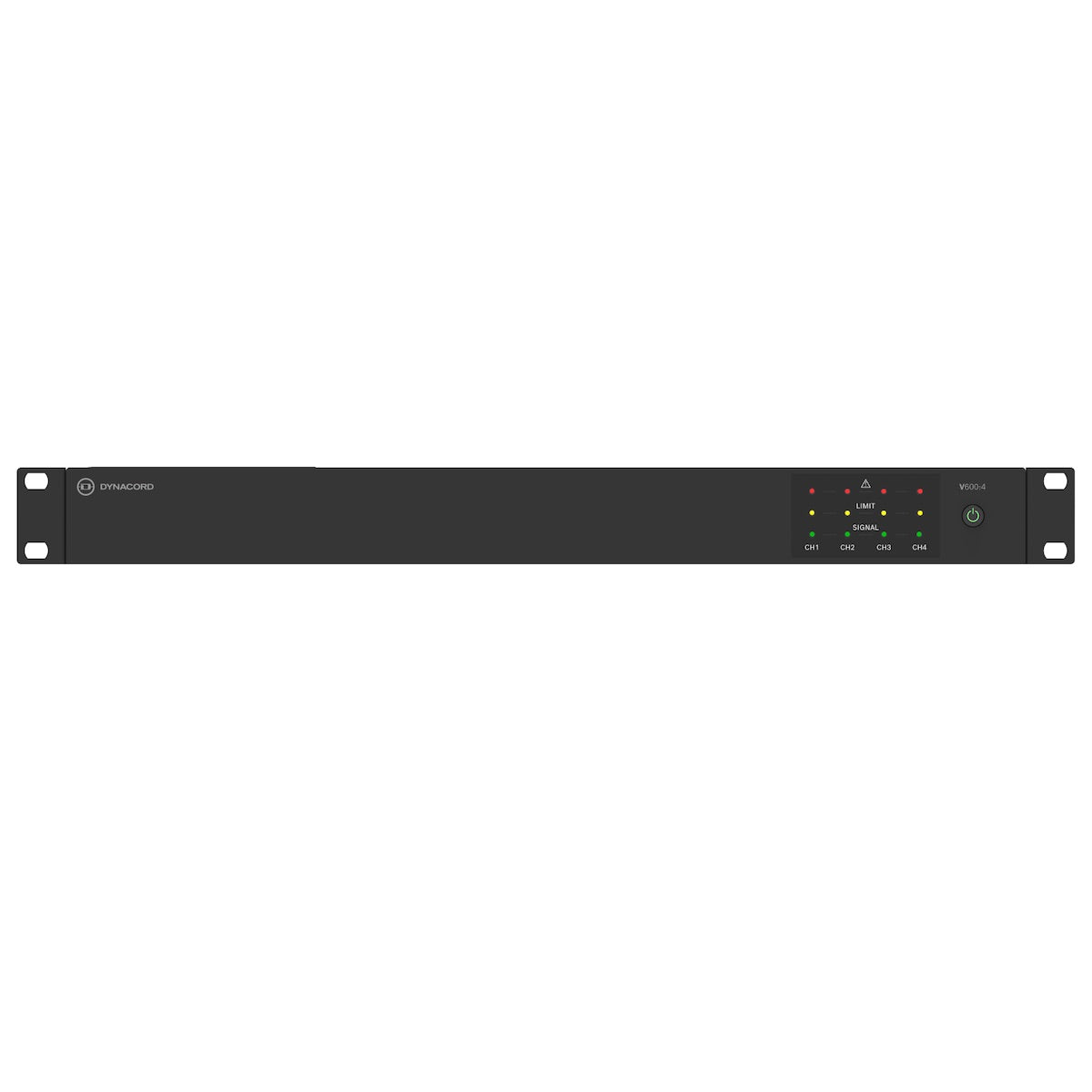 Dynacord V600:4 - 4-channel 600W Power Amplifier, front
