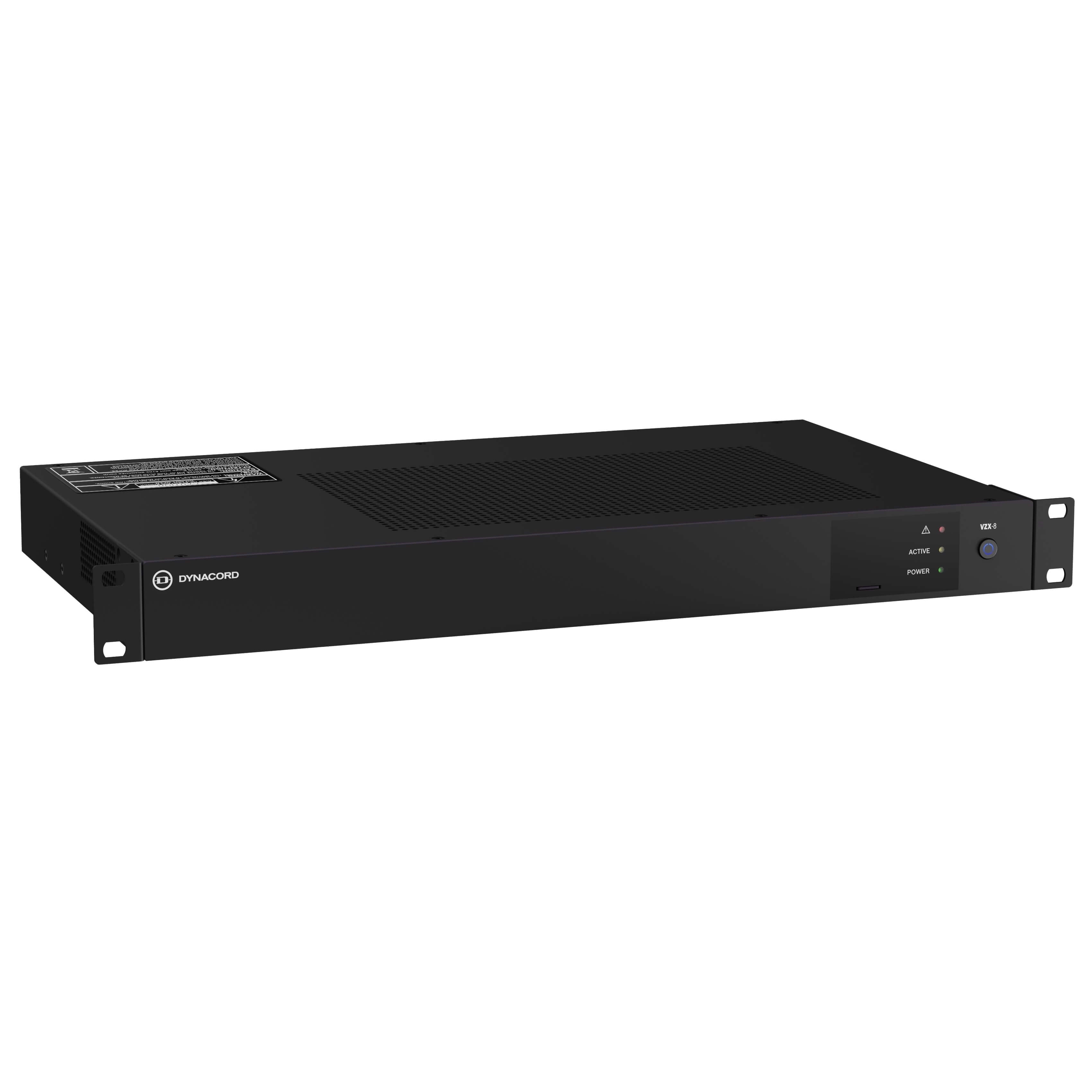 Dynacord VZX-8 - V Series 8-Zone Audio Processor, angle right