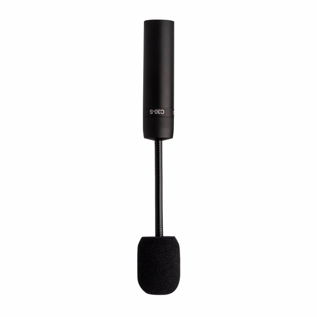 Earthworks C30-S (black) Gen 2 ChoirMic - Supercardioid Hanging Choir Microphone, without cable