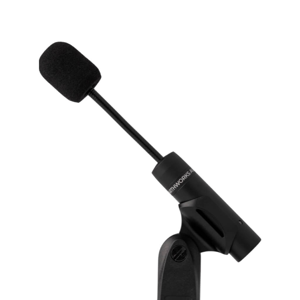 Earthworks P30-S Gen 2 Periscope - Supercardioid Gooseneck Microphone with included MC1 Microphone Clip and windscreen.