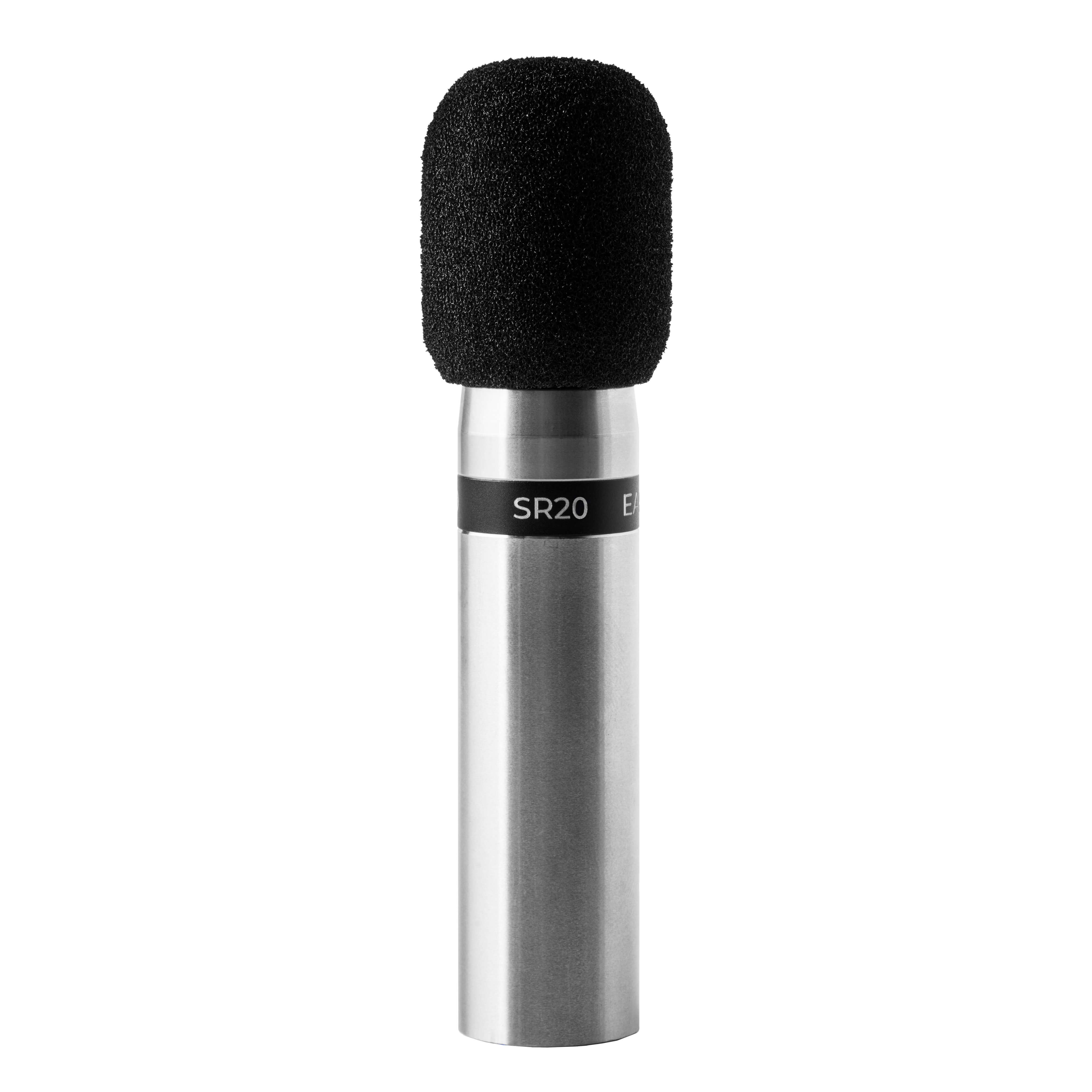 Earthworks SR20 Gen 2 - Cardioid Instrument Microphone, foam windscreen