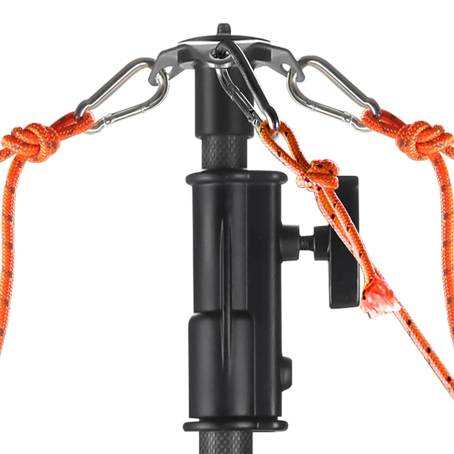E-Image PTZ-STND-21C - 21 ft Carbon Fiber PTZ Tripod Stand, tie downs