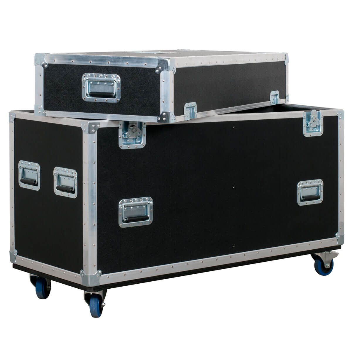 Elation DRCPRO001 - Artiste Maximus and Monet 2-Pack FIL Road Case, lid off