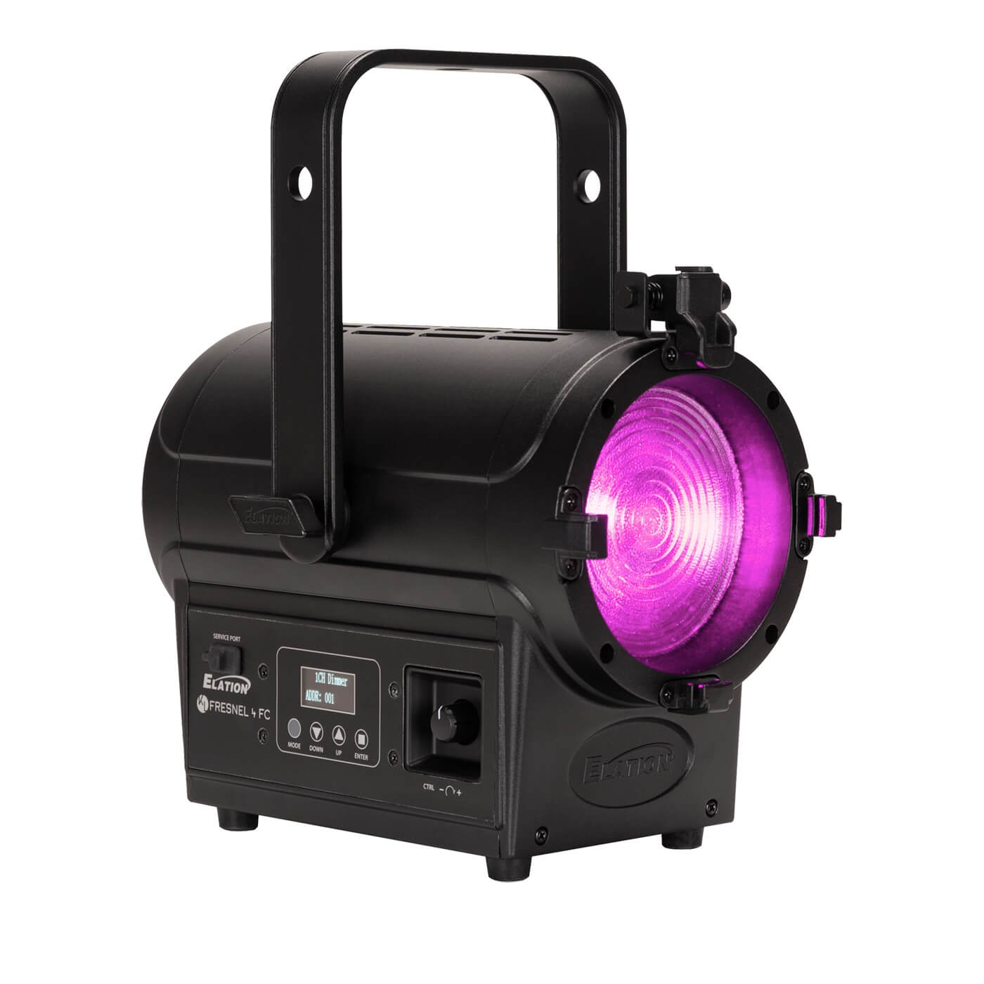 Elation KL FRESNEL 4 FC - Full-Color-Spectrum LED Fixture with Zoom, right magenta
