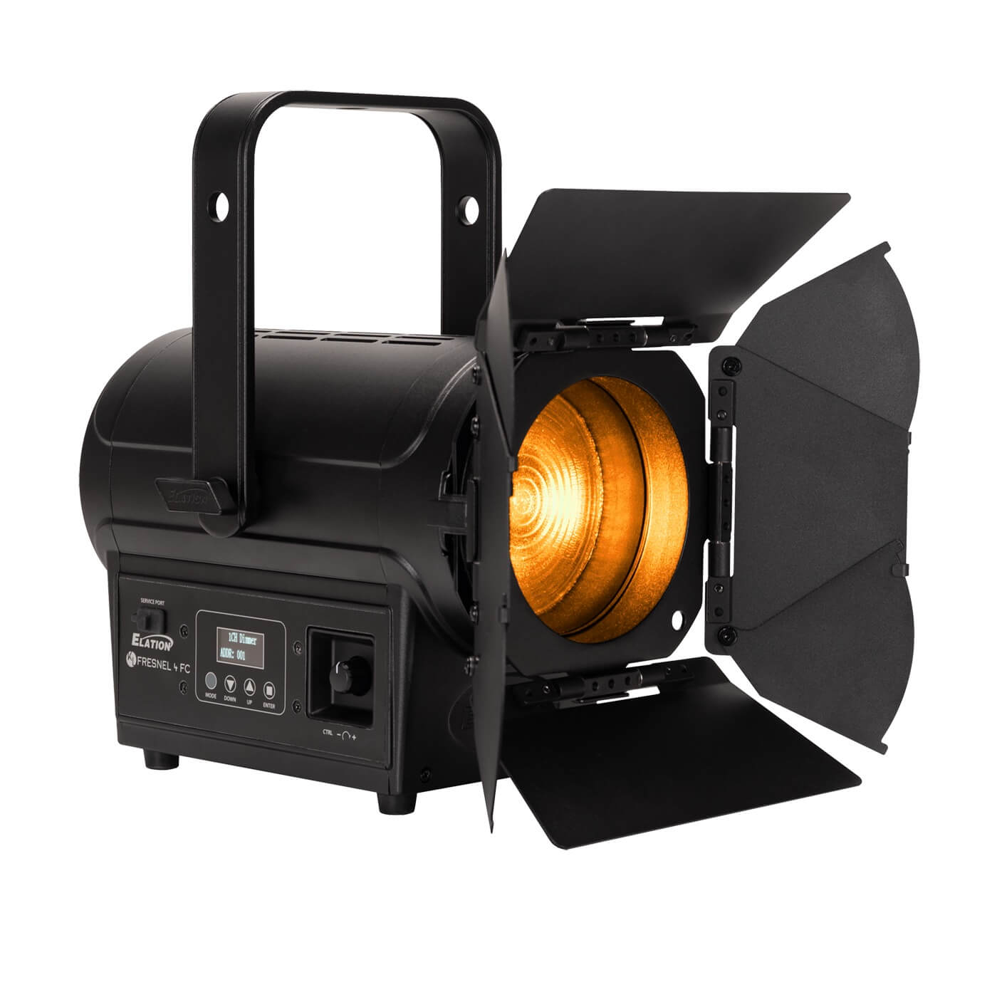 Elation KL FRESNEL 4 FC - Full-Color-Spectrum LED Fixture with Zoom, right amber