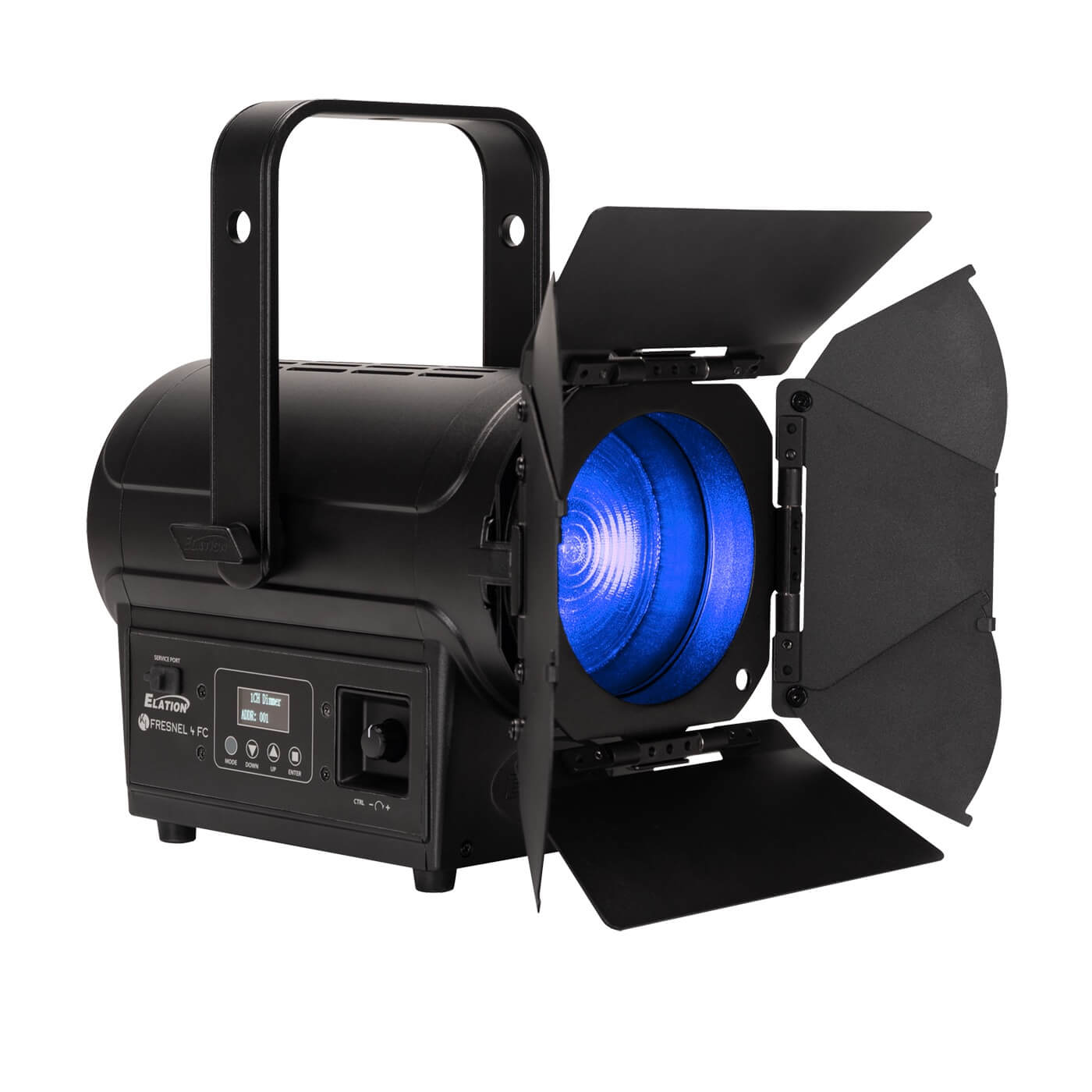 Elation KL FRESNEL 4 FC - Full-Color-Spectrum LED Fixture with Zoom, right blue