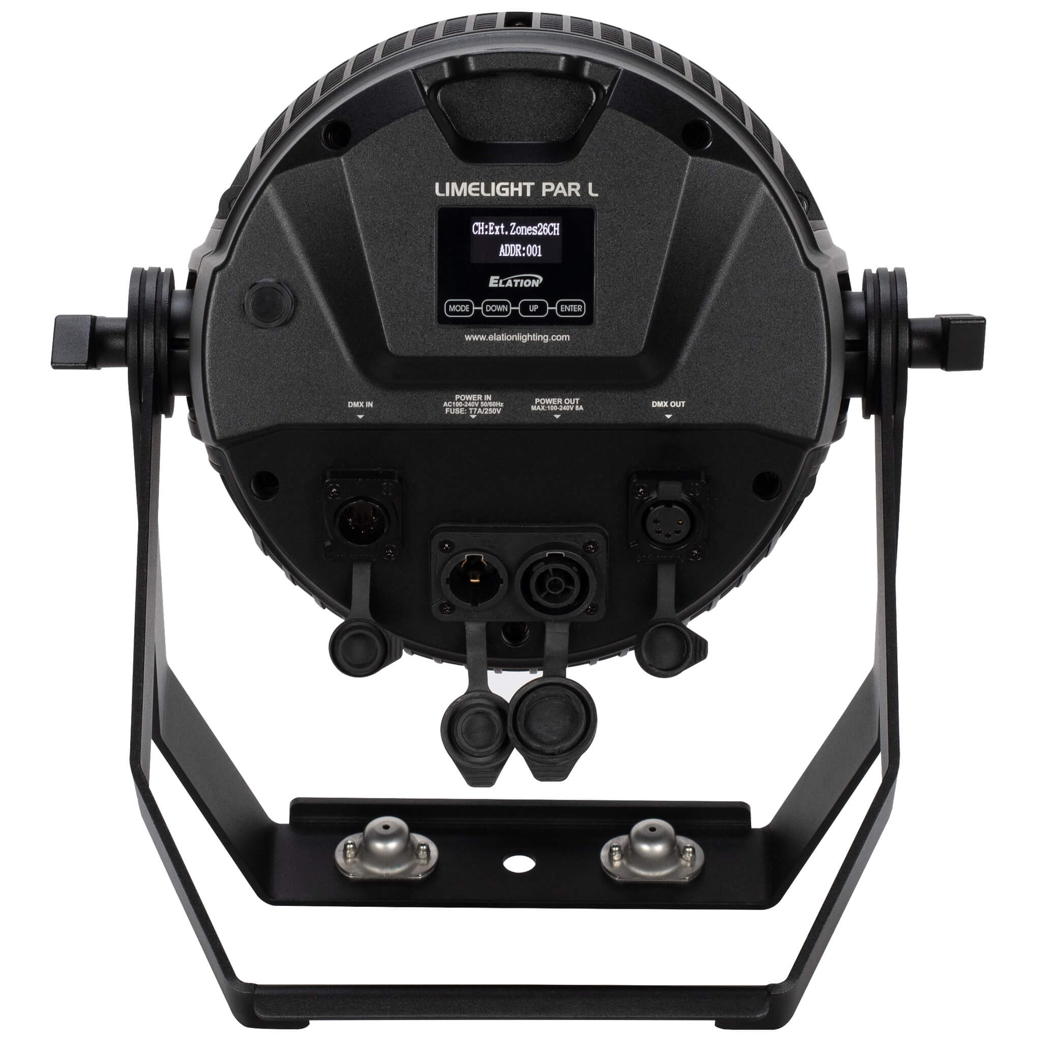 Elation LIMELIGHT PAR L - 12x 60W RGBL LED PAR with Zoom, rear DMX