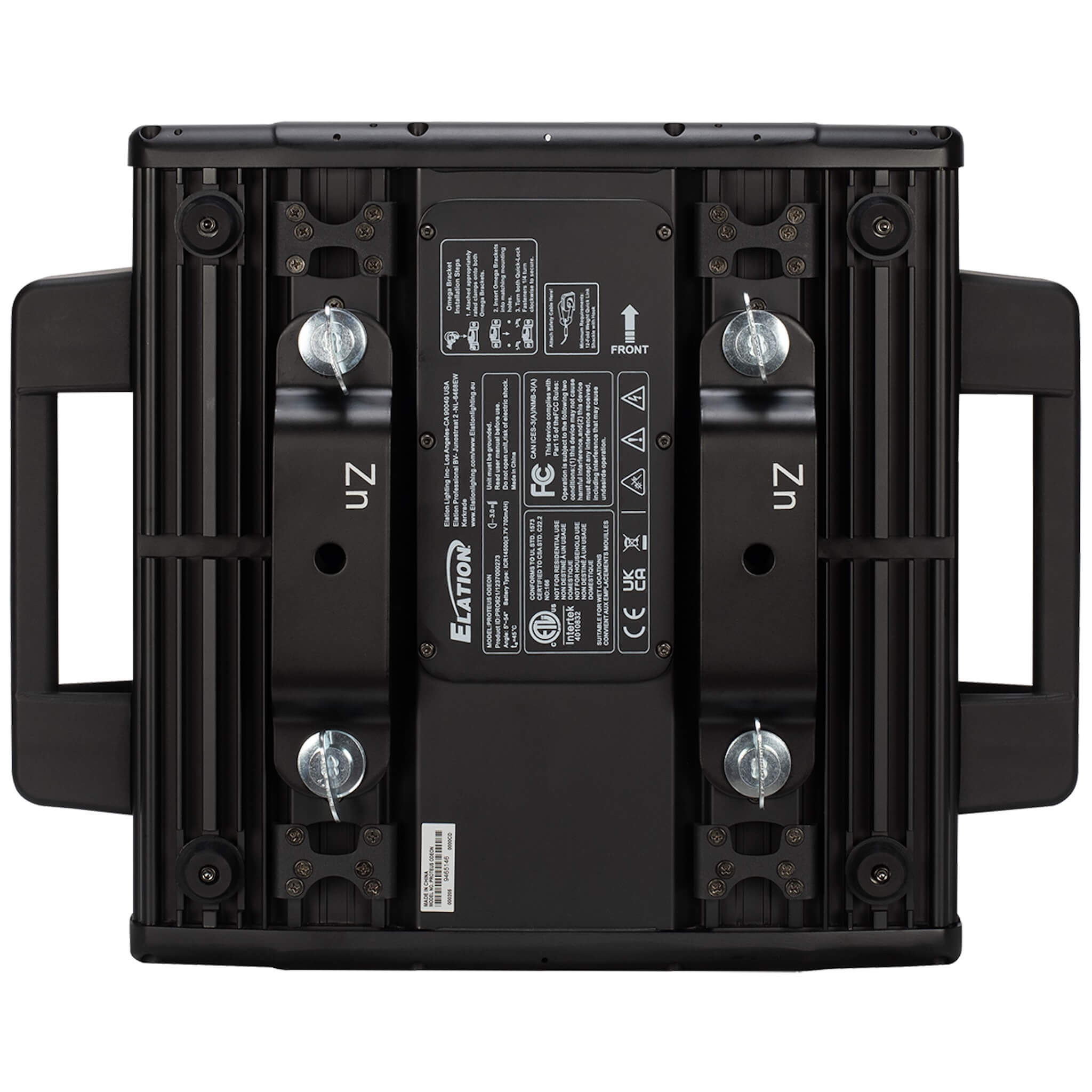 Elation Proteus Odeon - Variable CRI LED Framing Profile Fixture, bottom brackets