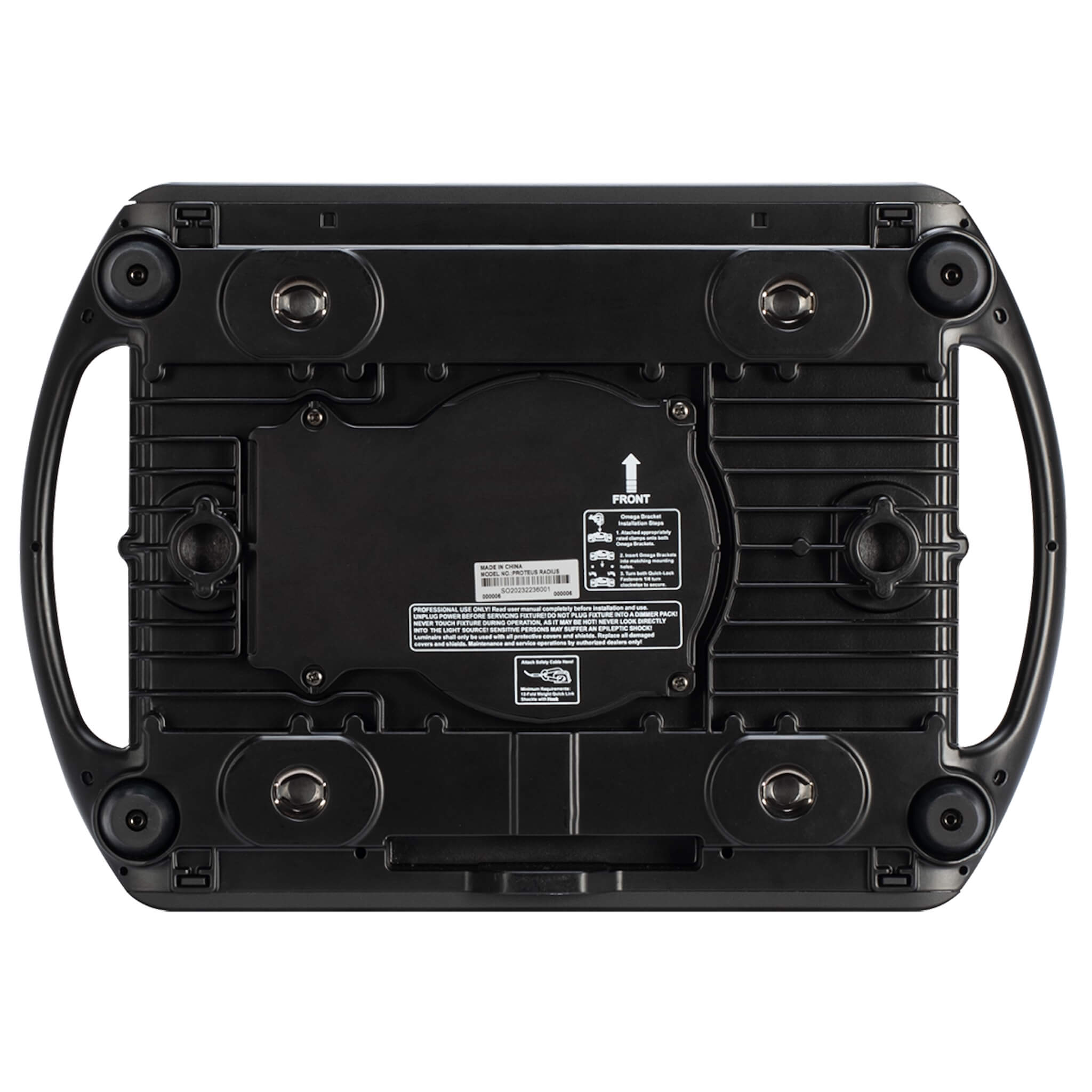 Elation Proteus Radius - 100W Solid State Beam FX Fixture, bottom