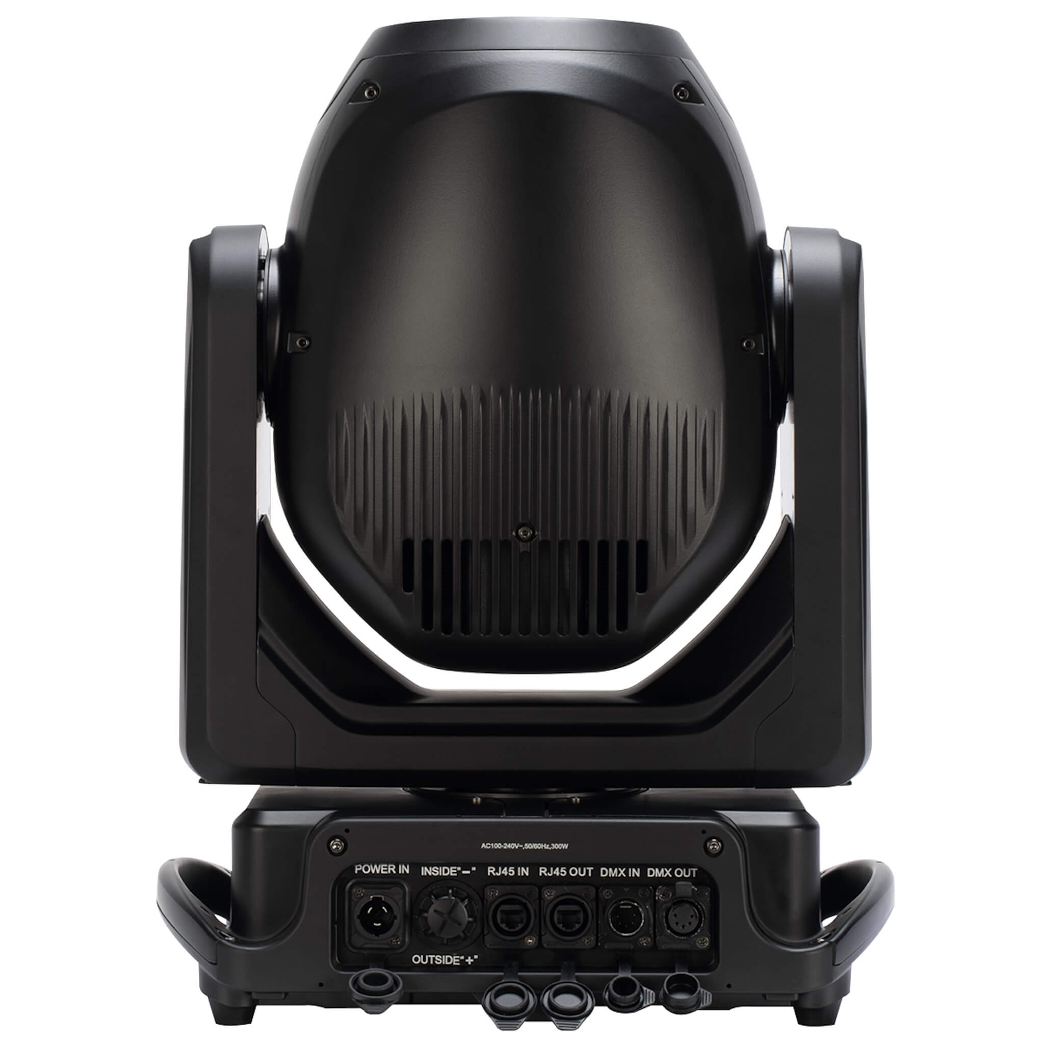 Elation Proteus Radius - 100W Solid State Beam FX Fixture, rear dmx