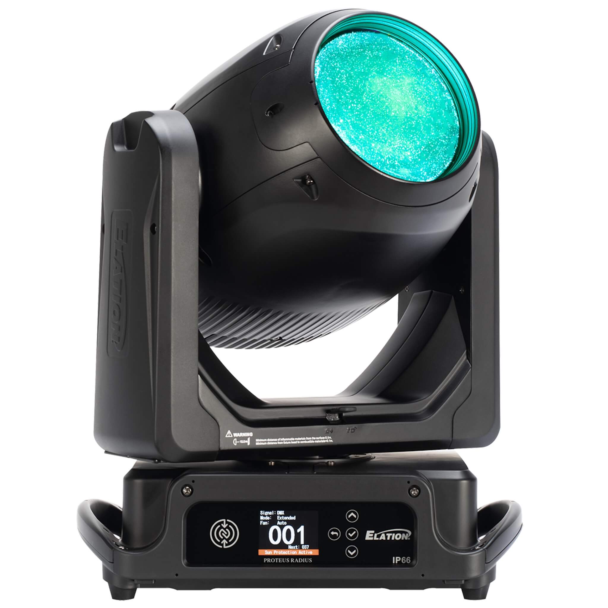 Elation Proteus Radius - 100W Solid State Beam FX Fixture, right cyan