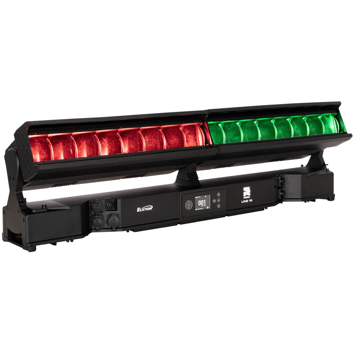 Elation Rebel Line 16 - 16x60W RGBL LED Tilt FX Fixture, red/green