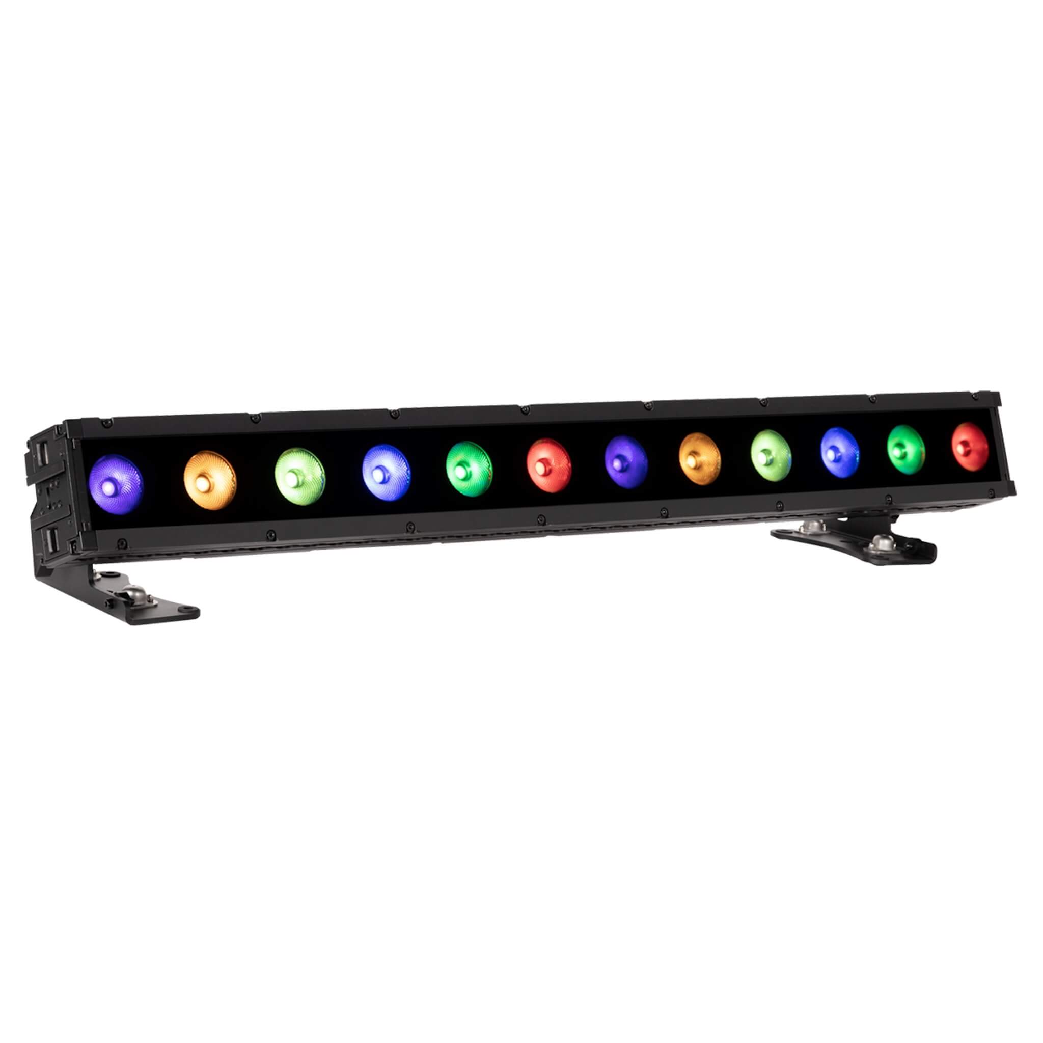 Elation SIX+ BAR L - 12x20W RGBLA+UV LED Batten Fixture, angle RGBALUV