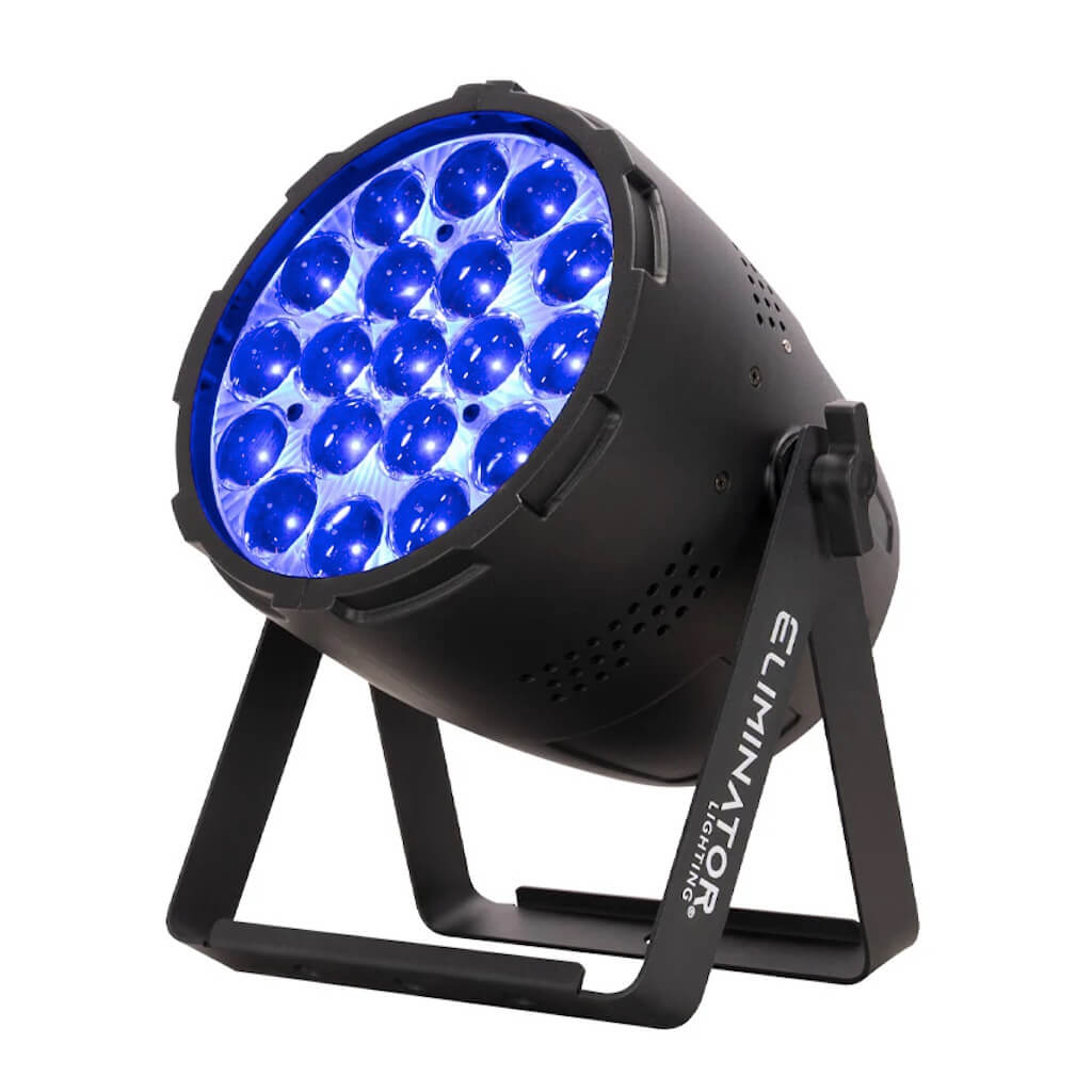 Eliminator Lighting Mega Par Z Wash - RGBW LED Wash Fixture, angled left
