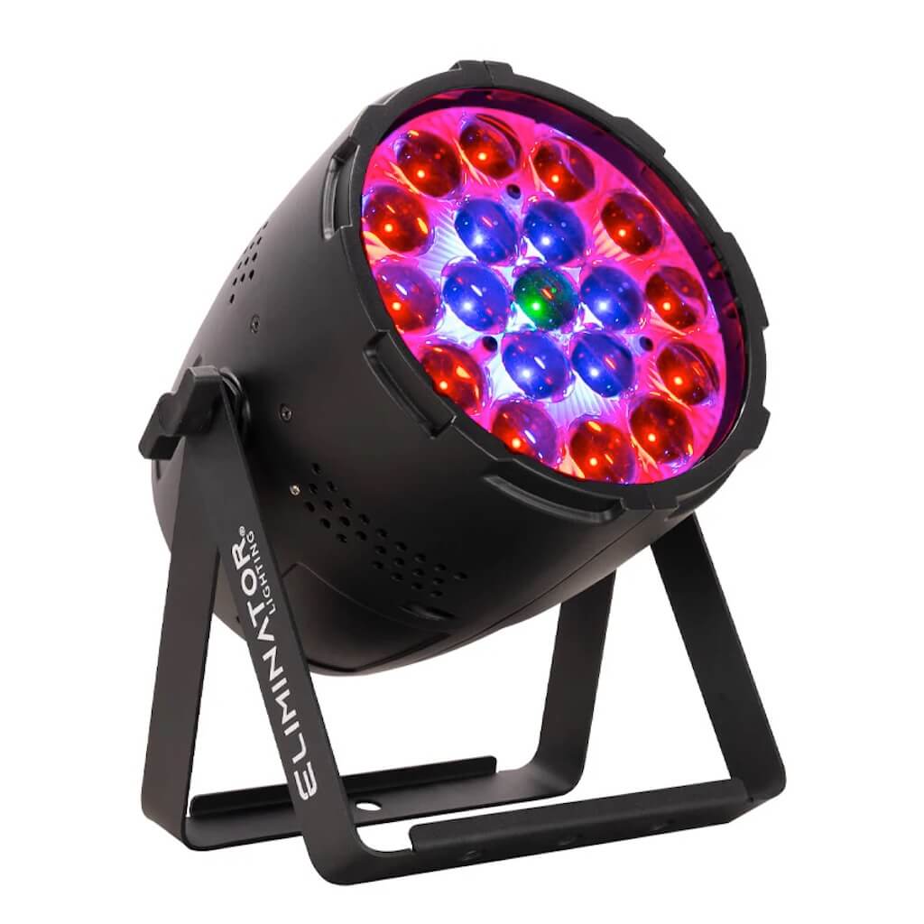 Eliminator Lighting Mega Par Z Wash - RGBW LED Wash Fixture, angled right
