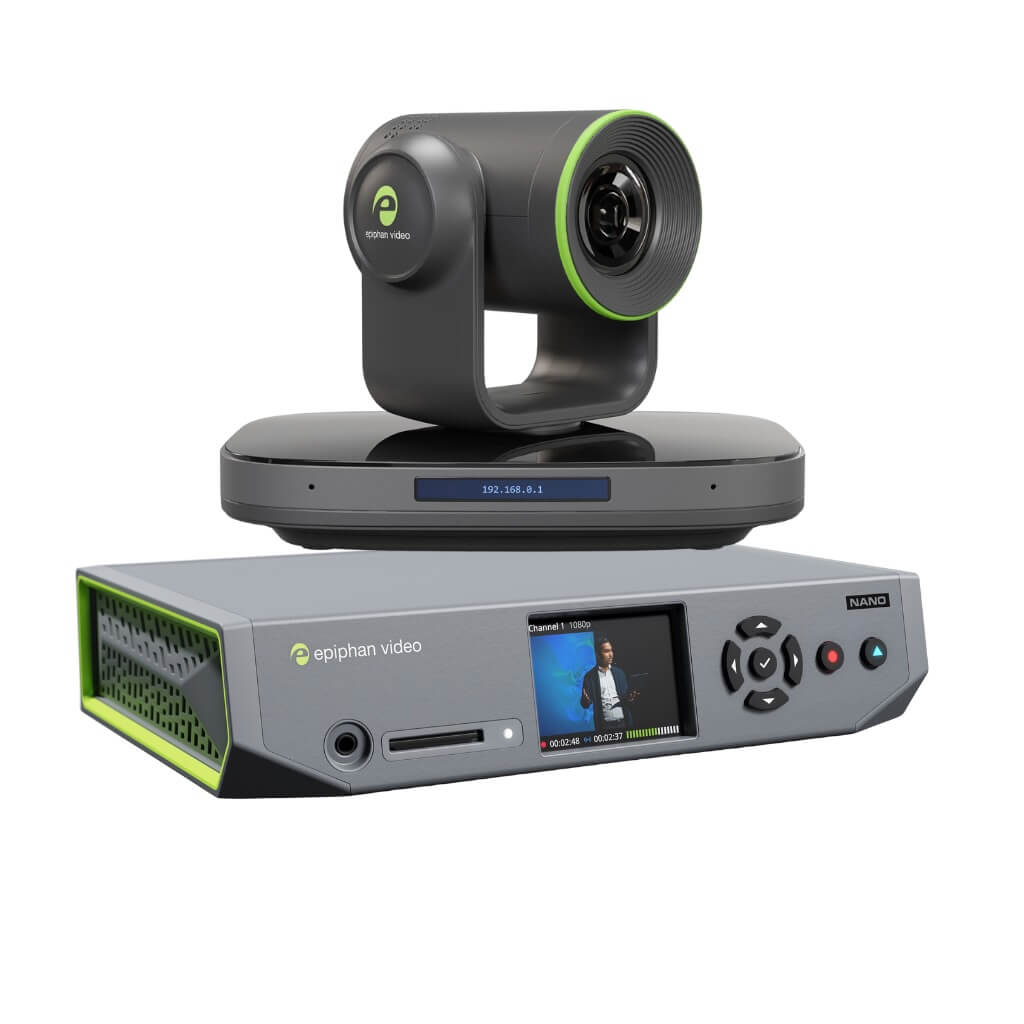 Epiphan ESP1908 Event Streaming Bundle with a Pearl Nano hardware encoder and a EC20 PTZ camera