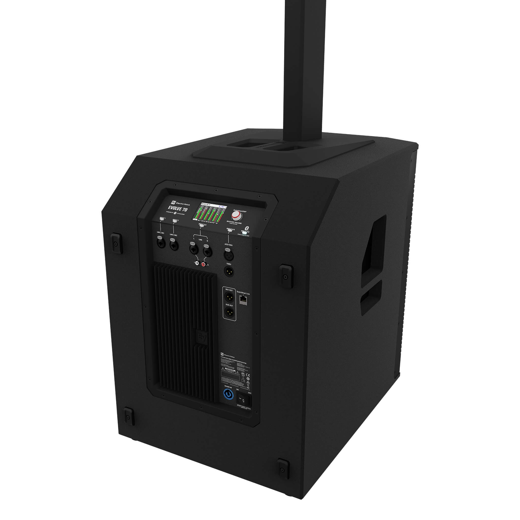 Electro-Voice EVOLVE70-SB-US EVOLVE 15” Sub Black US, rear angle