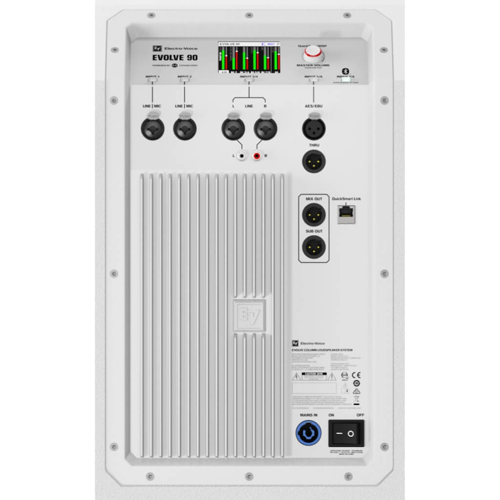 Electro-Voice EVOLVE90-SW EVOLVE 18" Sub White US & EU, amp