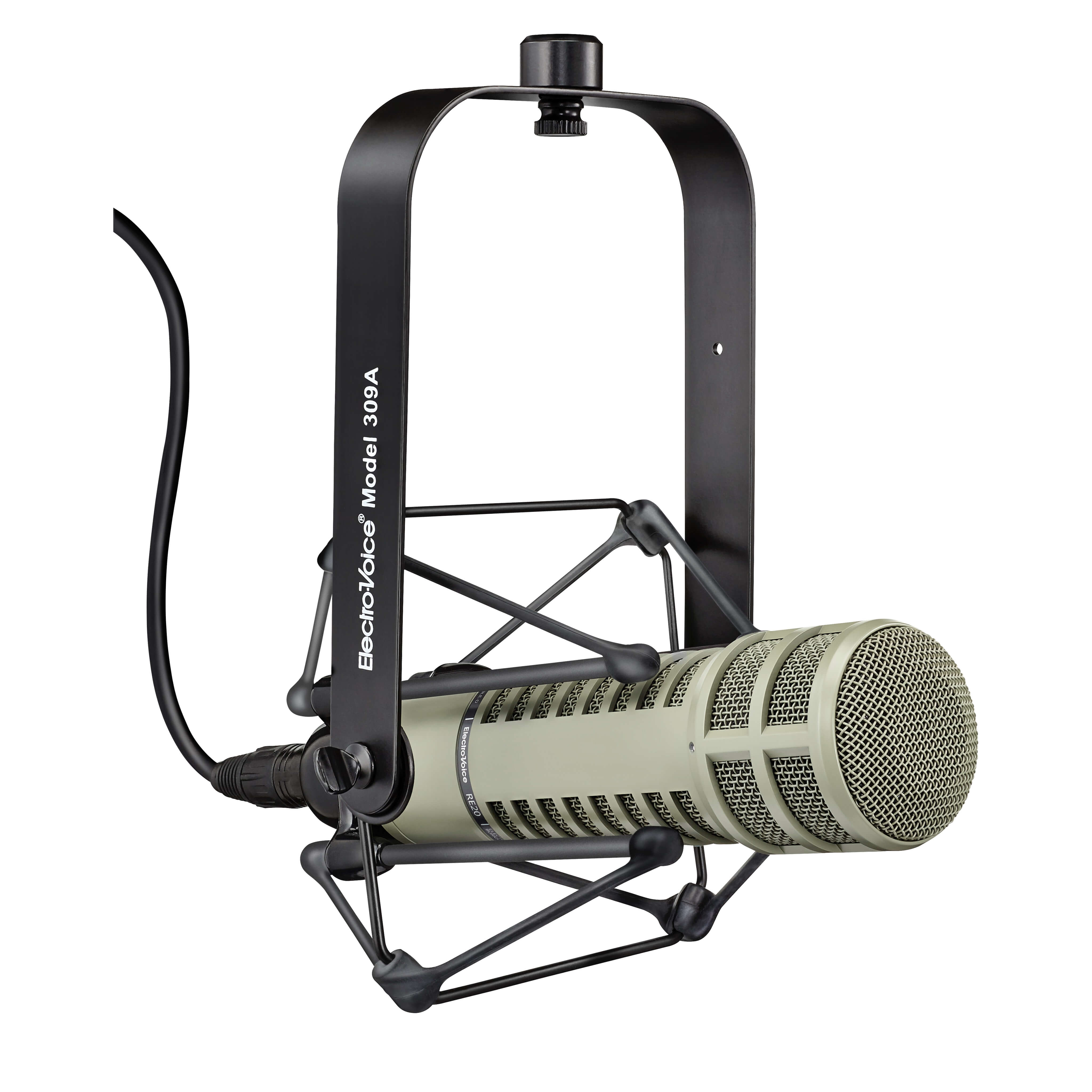 Electro-Voice RE20 - Variable‑D Dynamic Cardioid Studio Microphone in 309a mount with cable