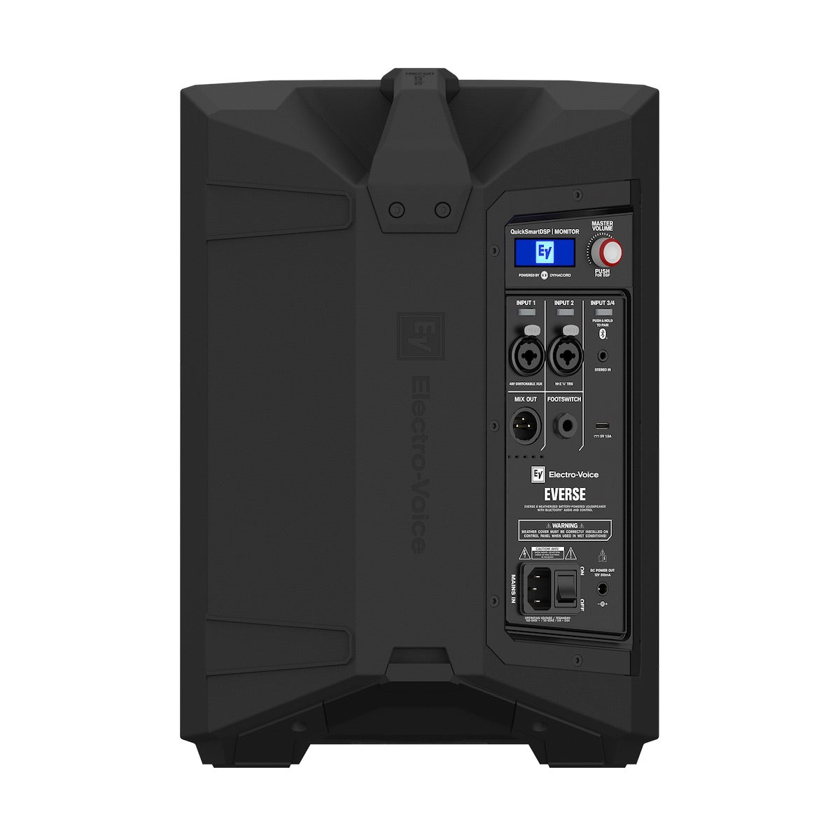 Electro-Voice EVERSE 8 - Weatherized Battery-Powered Loudspeaker, back