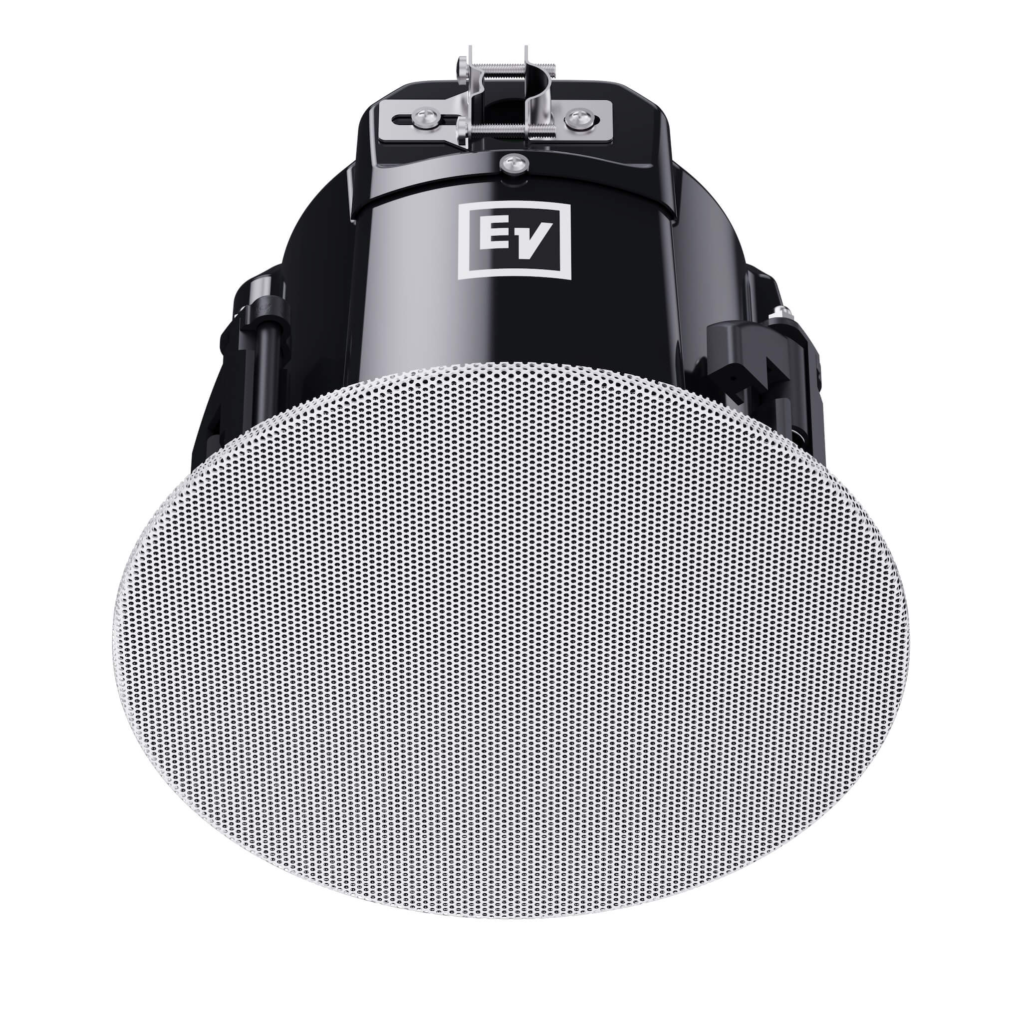 Electro-Voice EVID-C4.2-G2 - 4" Two-Way Ceiling Speaker, angled front grille on