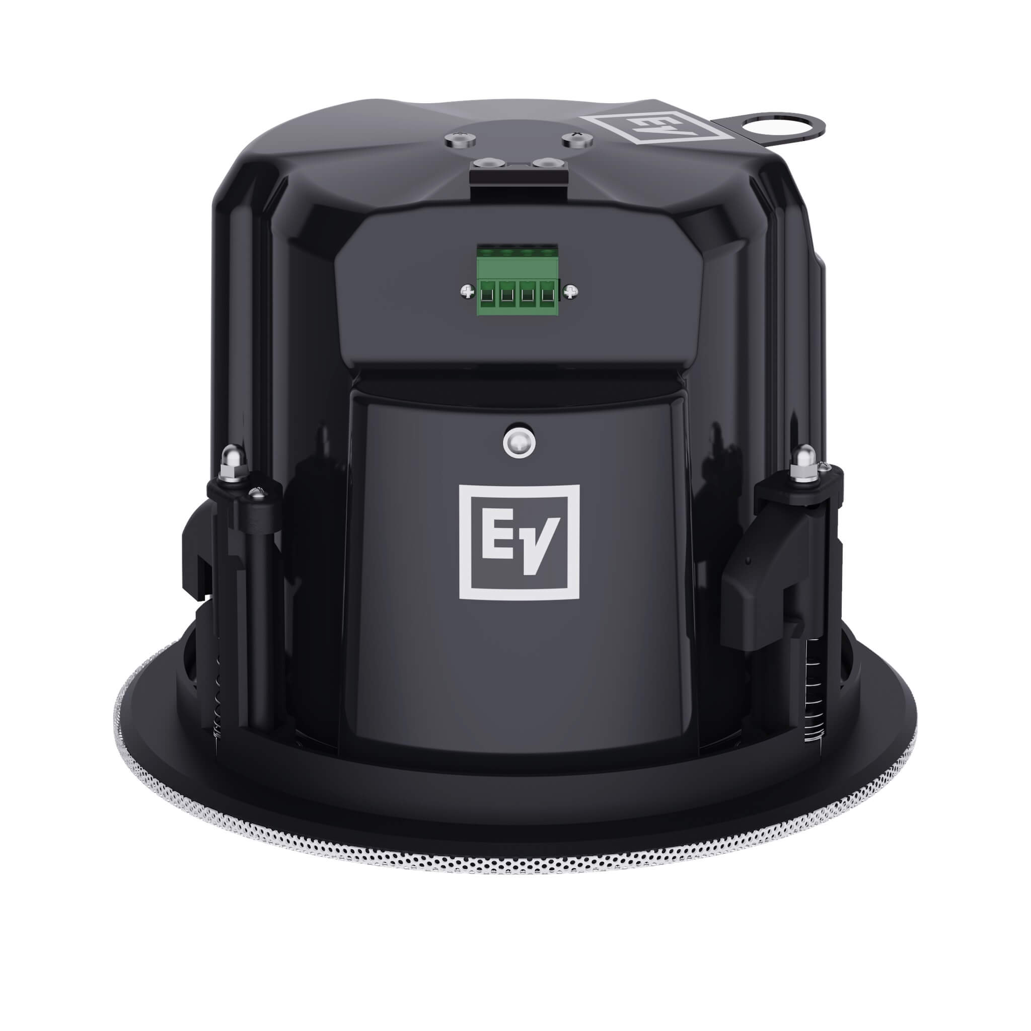 Electro-Voice EVID-C4.2-G2 - 4" Two-Way Ceiling Speaker, angled side cover off