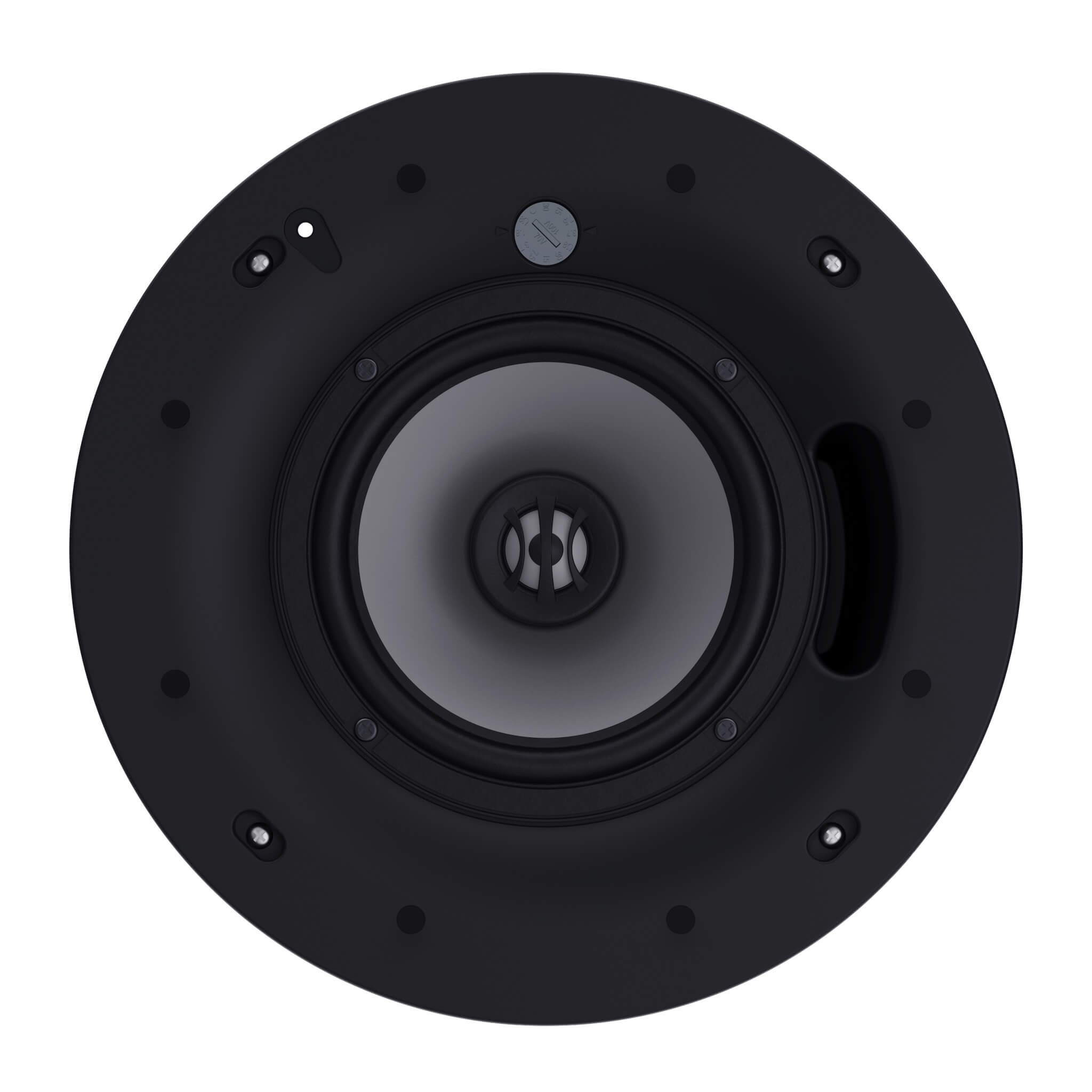 Electro-Voice EVID-C6.2-G2 - 6.5" Two-Way Ceiling Speaker, front grille off