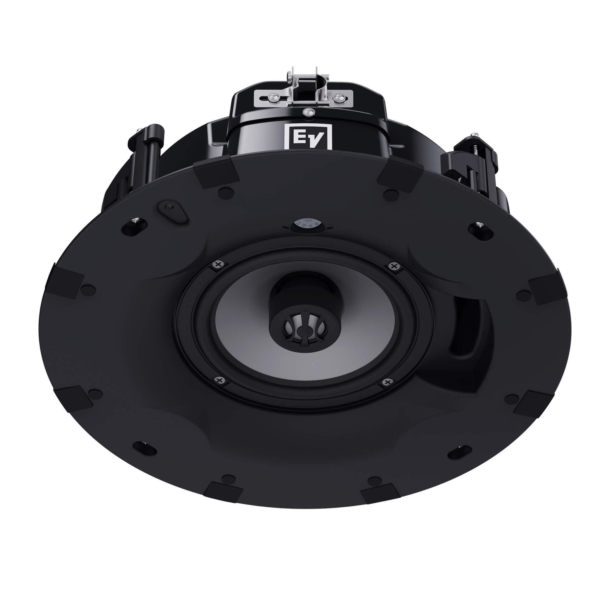 Electro-Voice EVID-C6.2LP-G2 - 6.5" Two-Way Low-Profile Ceiling Speaker, angled grille off