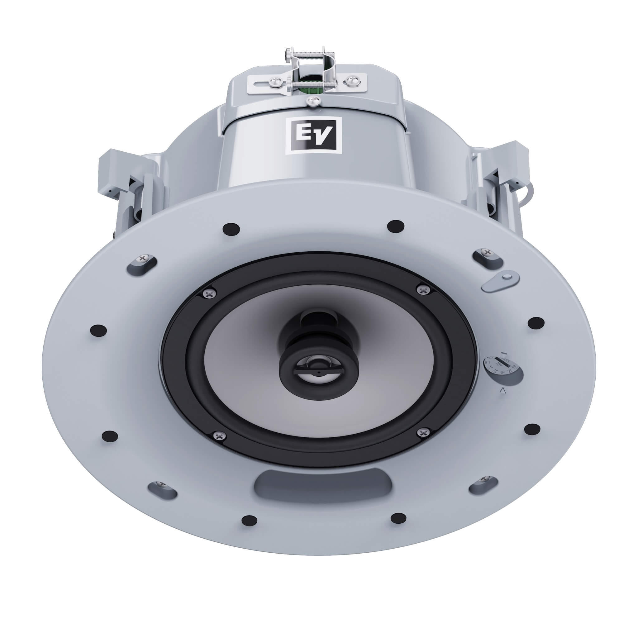 Electro-Voice EVID-EC6.2 - Economy 6.5" Two-Way Ceiling Speaker, angled grille off