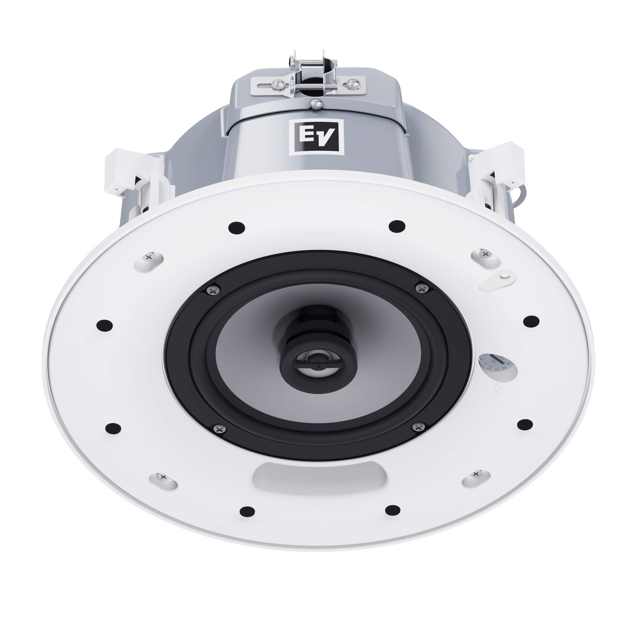 Electro-Voice EVID-EC6.2E - Economy 6.5" Two-Way EVAC Ceiling Speaker, angled grille off