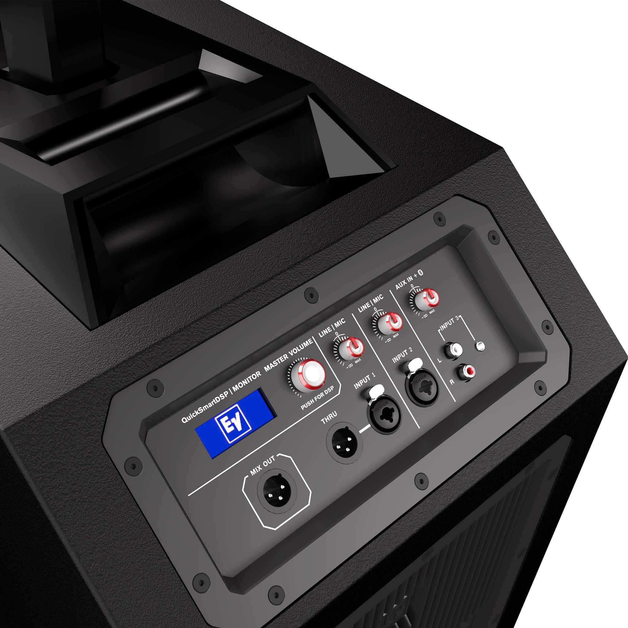 Electro-Voice EVOLVE 50 - Portable Column System, black sub rear angle